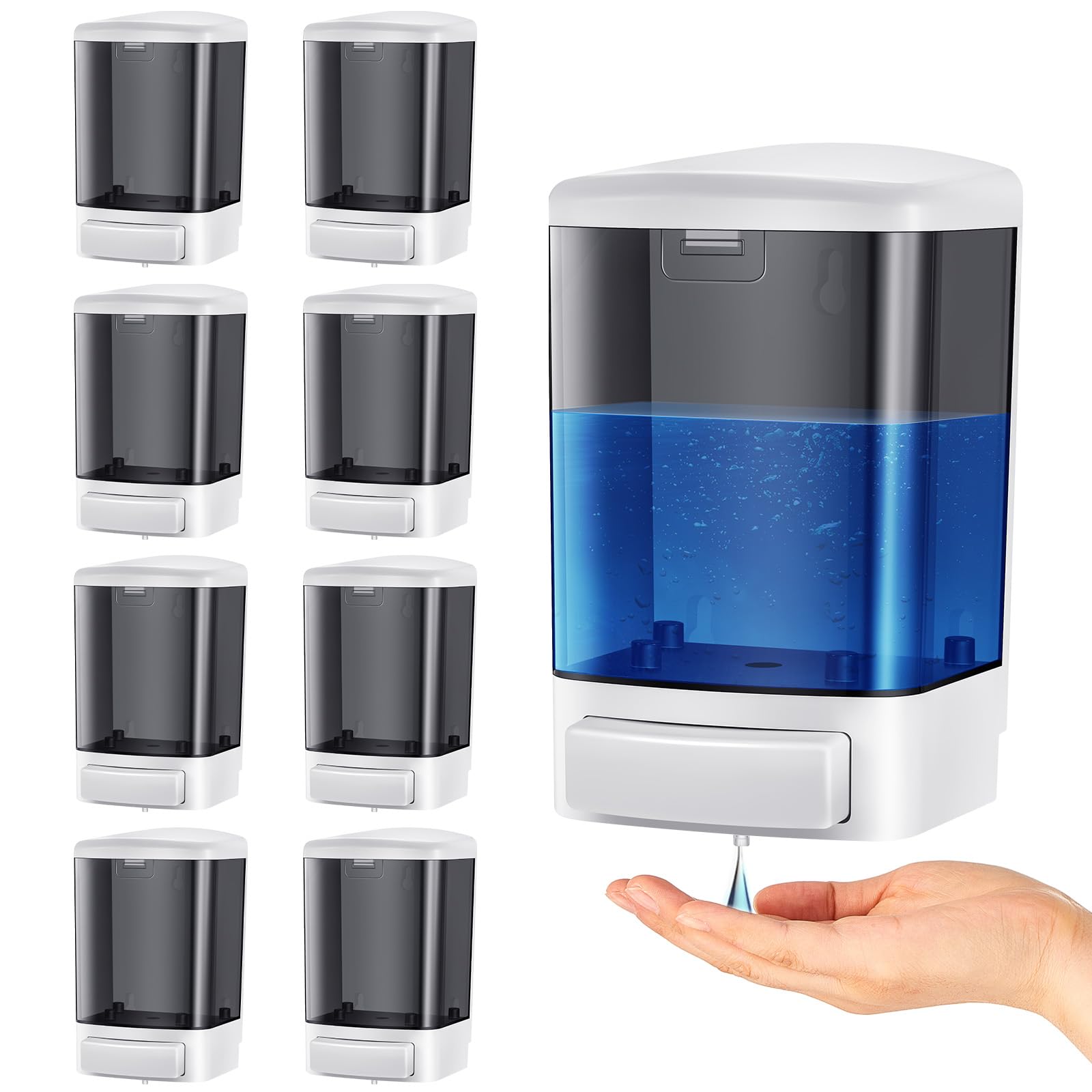 8 Pcs Wall Mounted Soap Dispenser