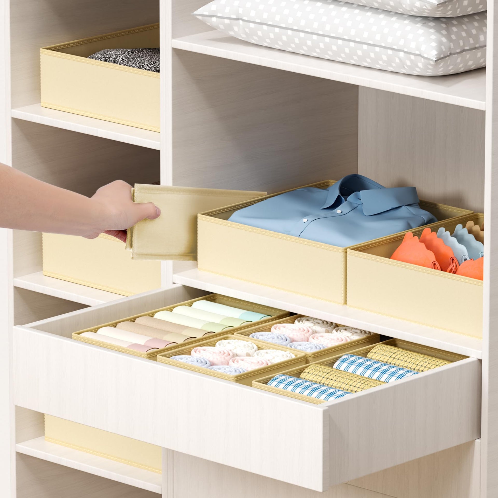 Drawer Organizer Clothes (18 Count)
