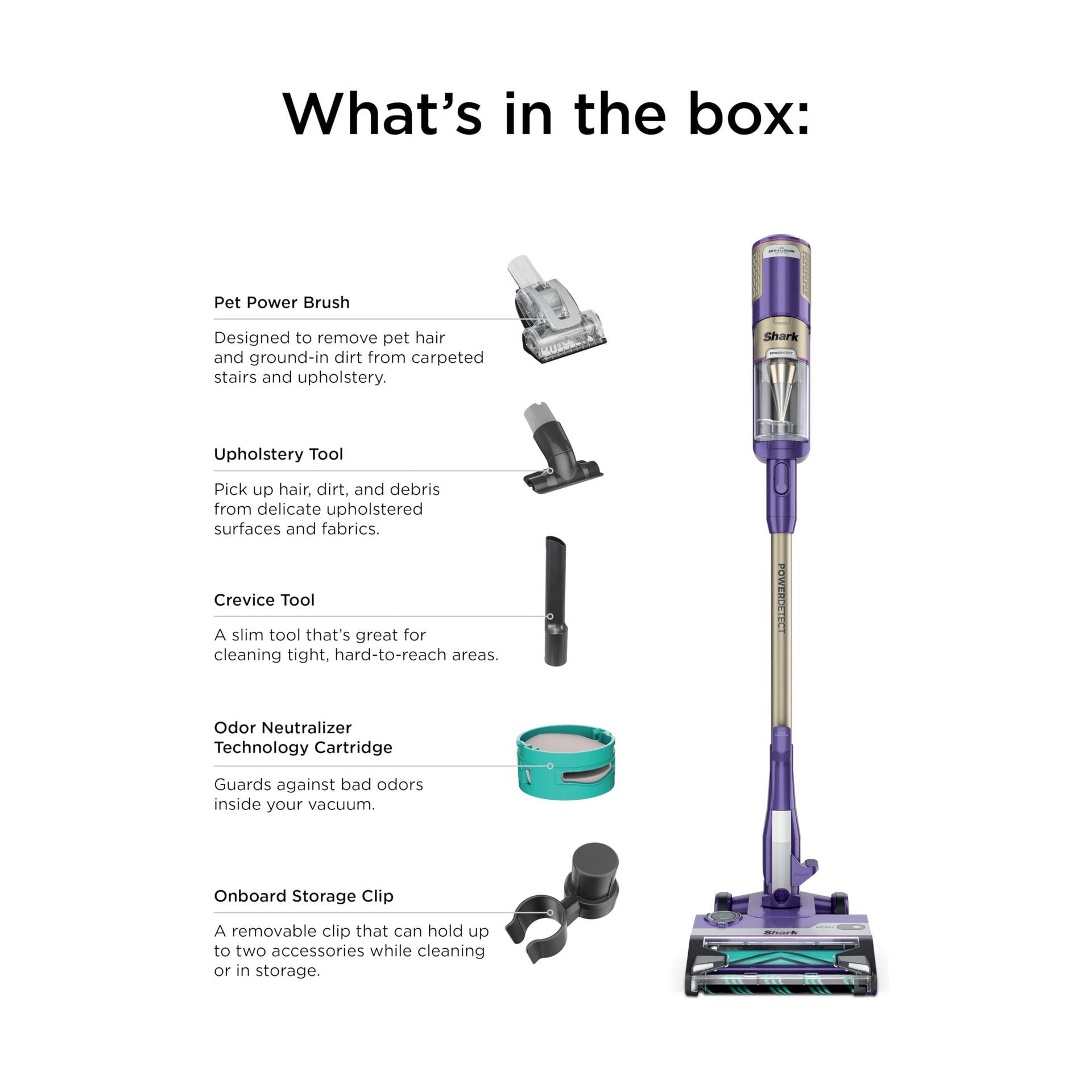 PowerDetect Corded Stick Vacuum