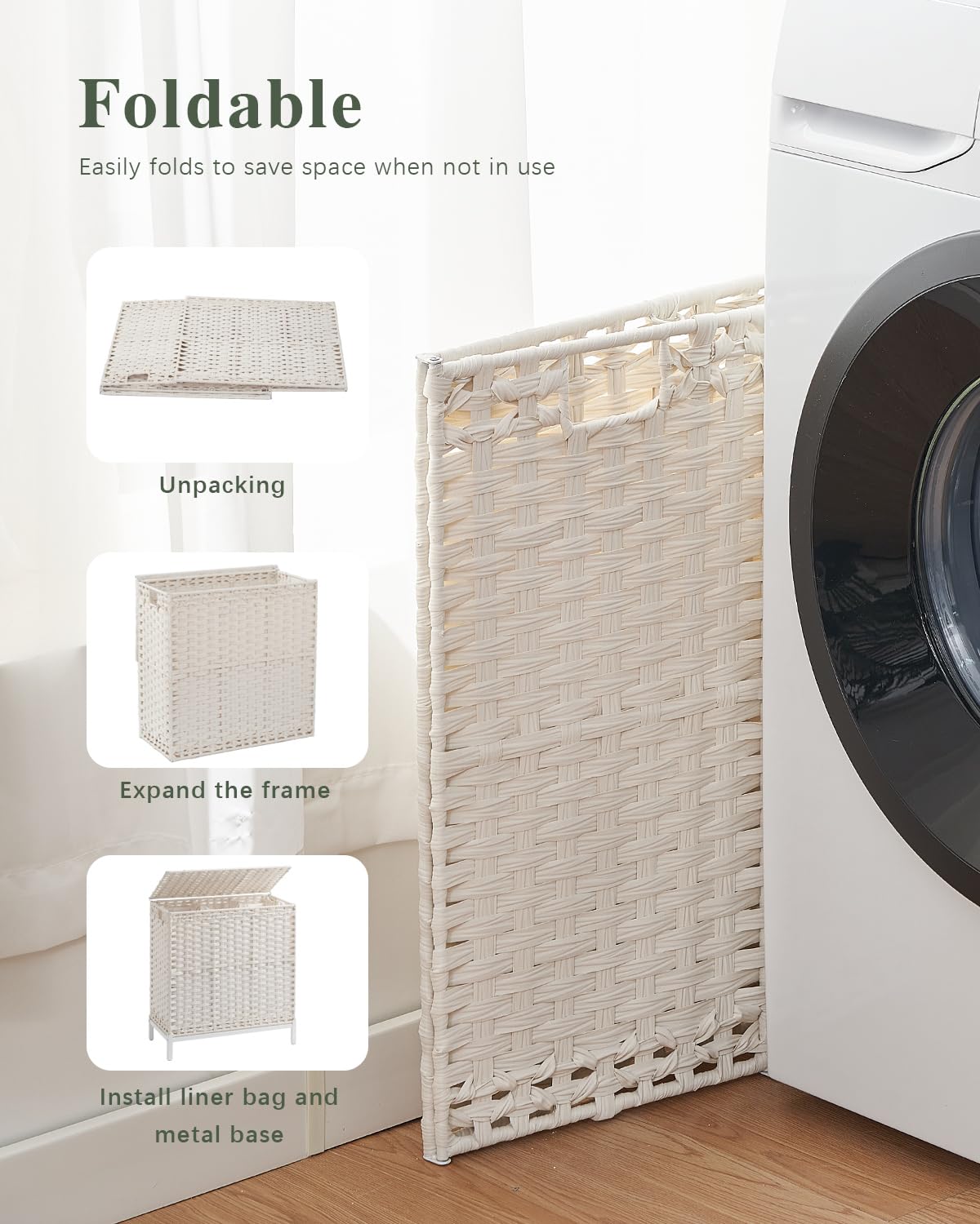 Laundry Hamper with Lid