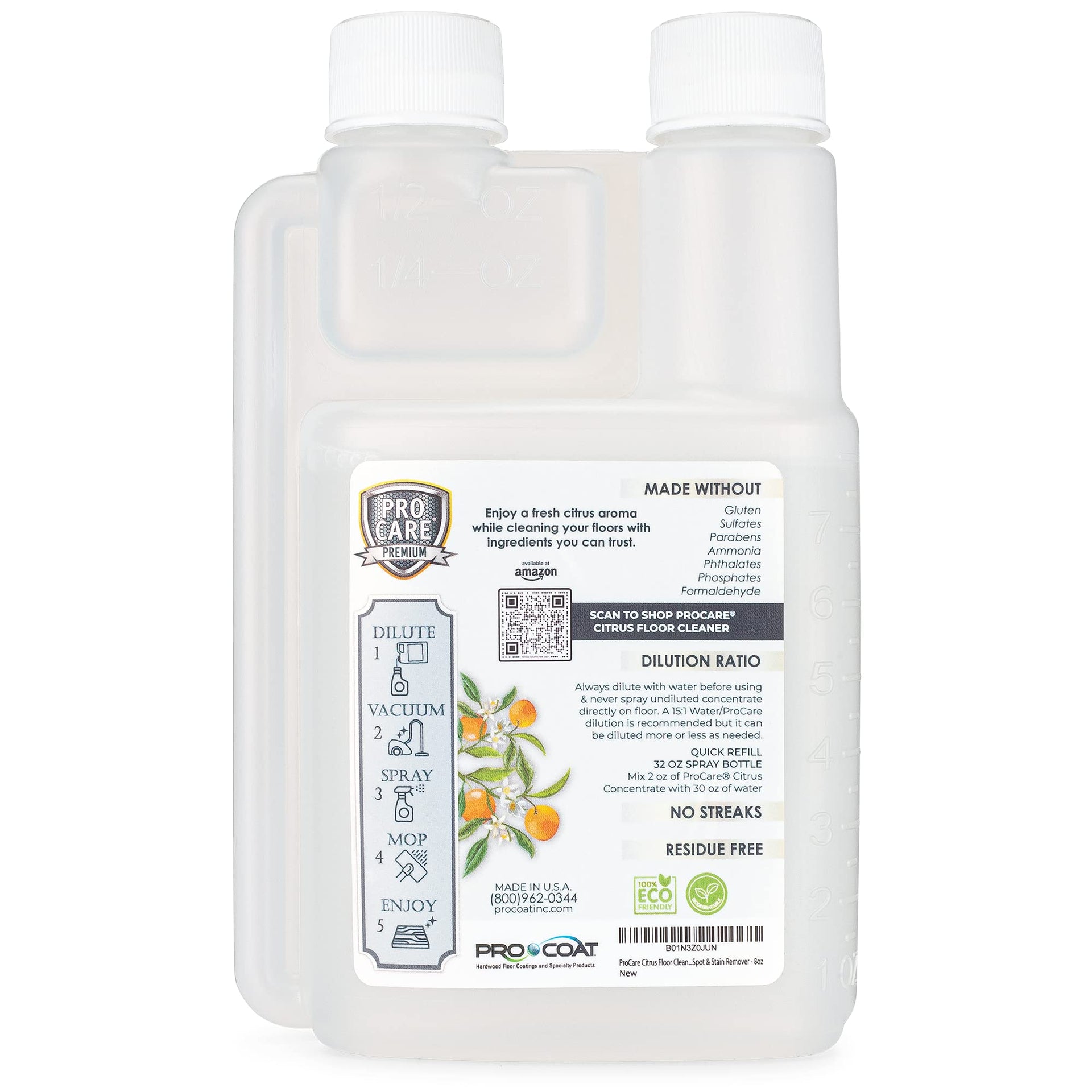 Citrus Floor Cleaner Concentrate (8 Fl Oz)