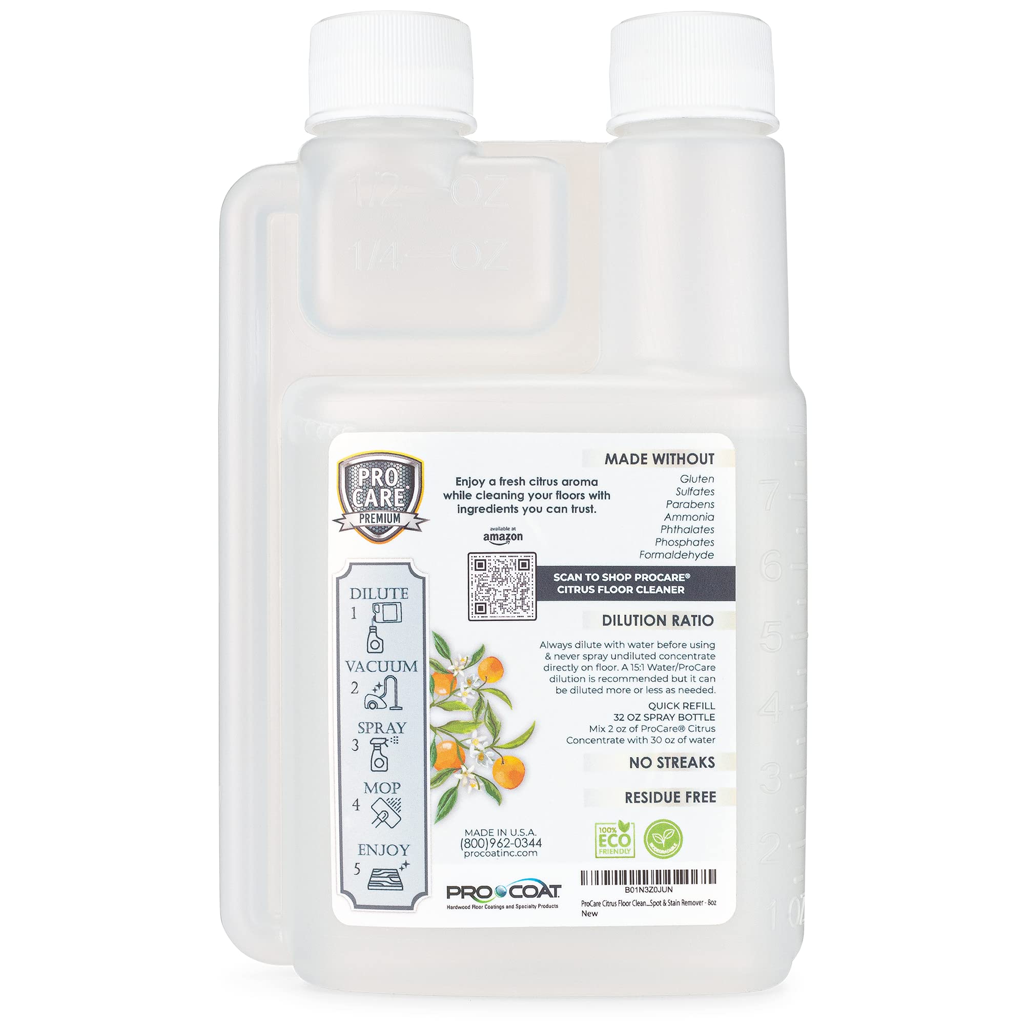 Citrus Floor Cleaner Concentrate (8 Fl Oz)