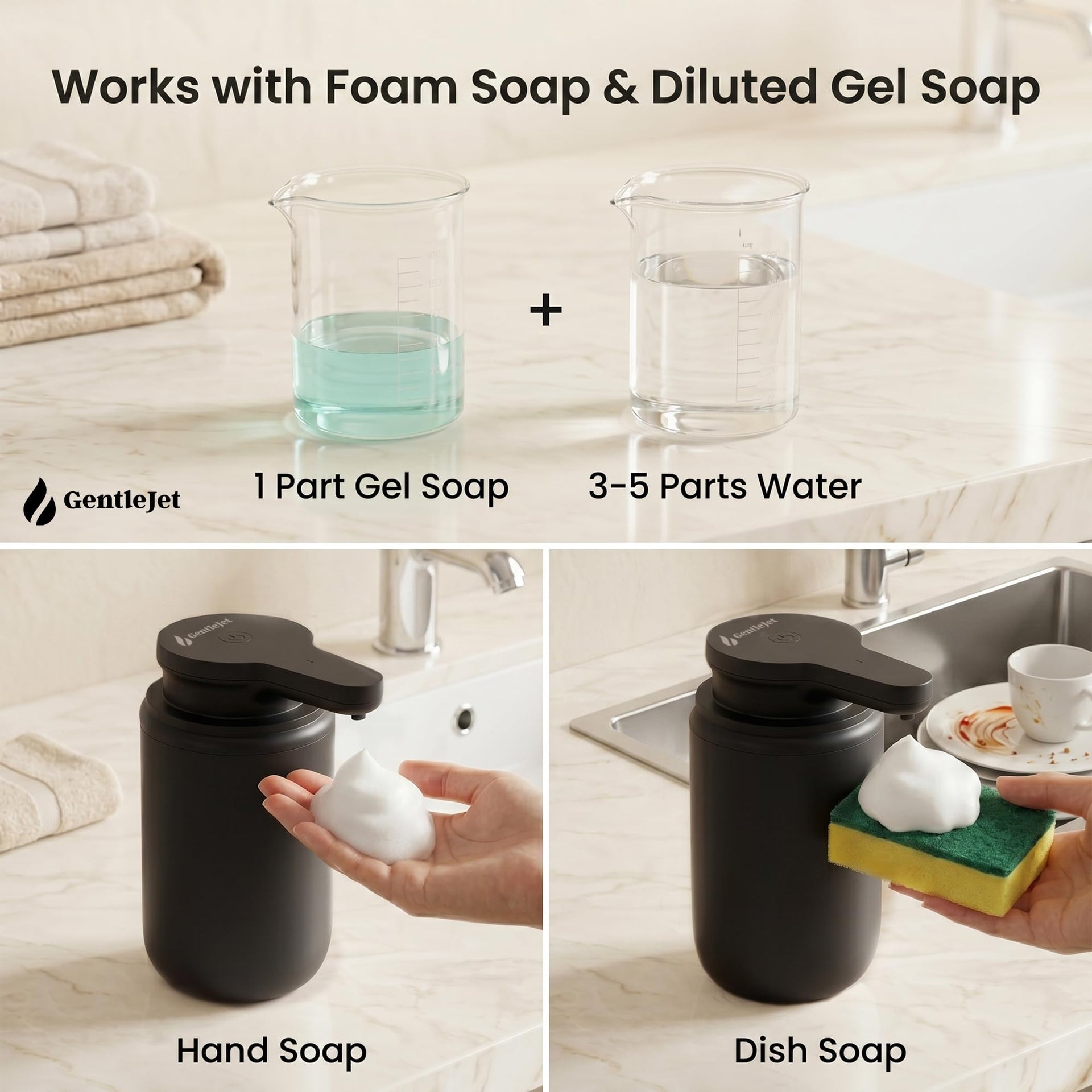 SimpleFoam Automatic Foaming Soap Dispenser Touchless Sensor