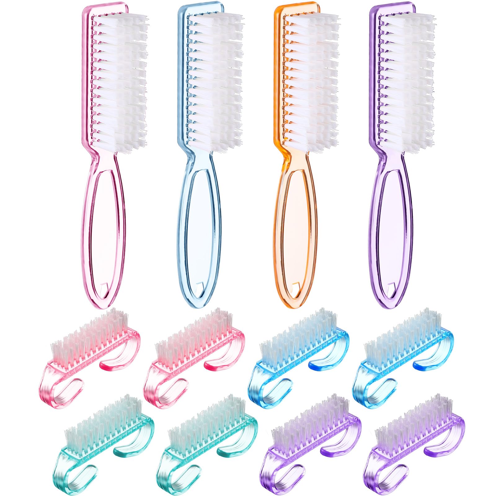 12 Pcs Nail Brushes for Cleaning (12 Count)