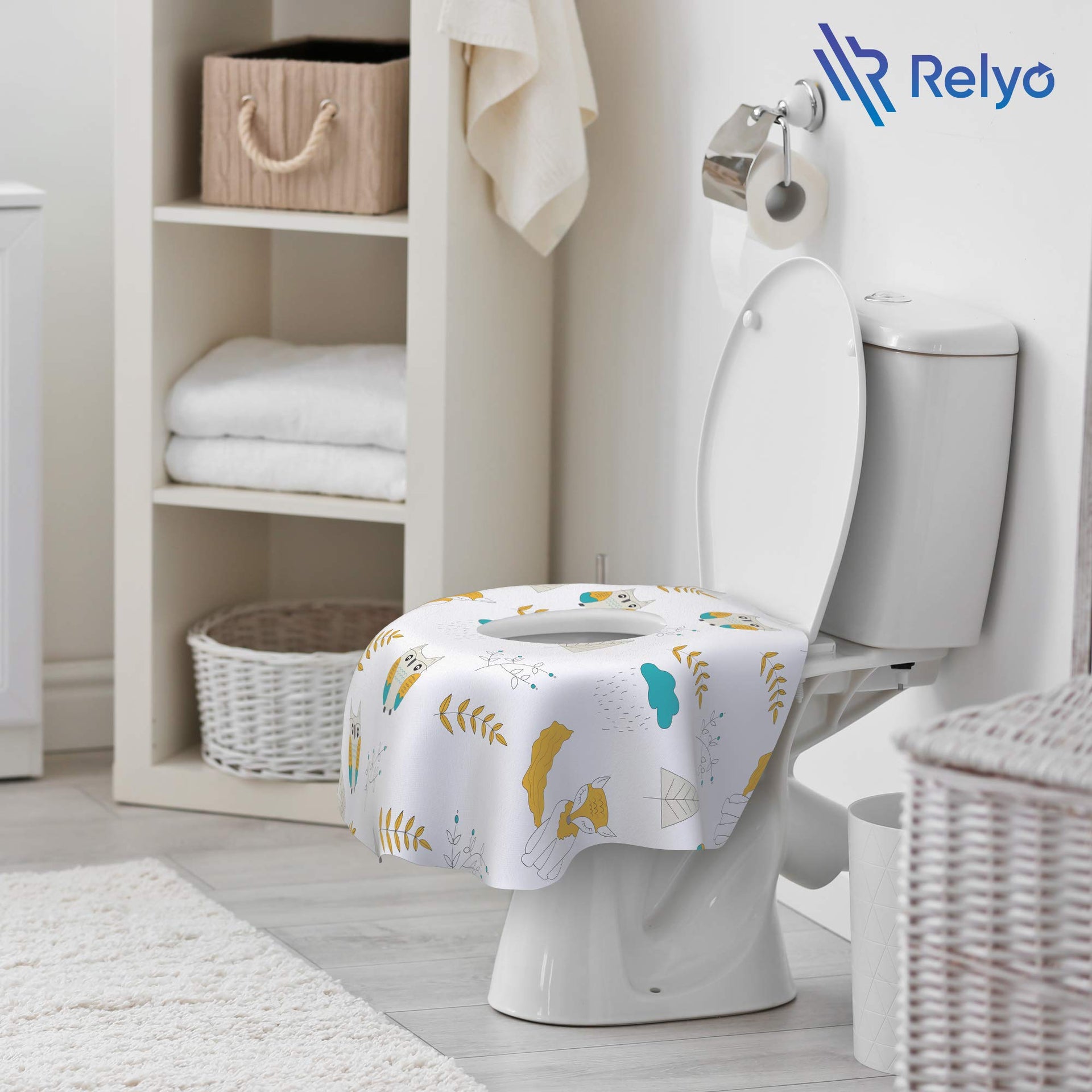 Disposable Toilet Seat Cover for Travel (20 Count)