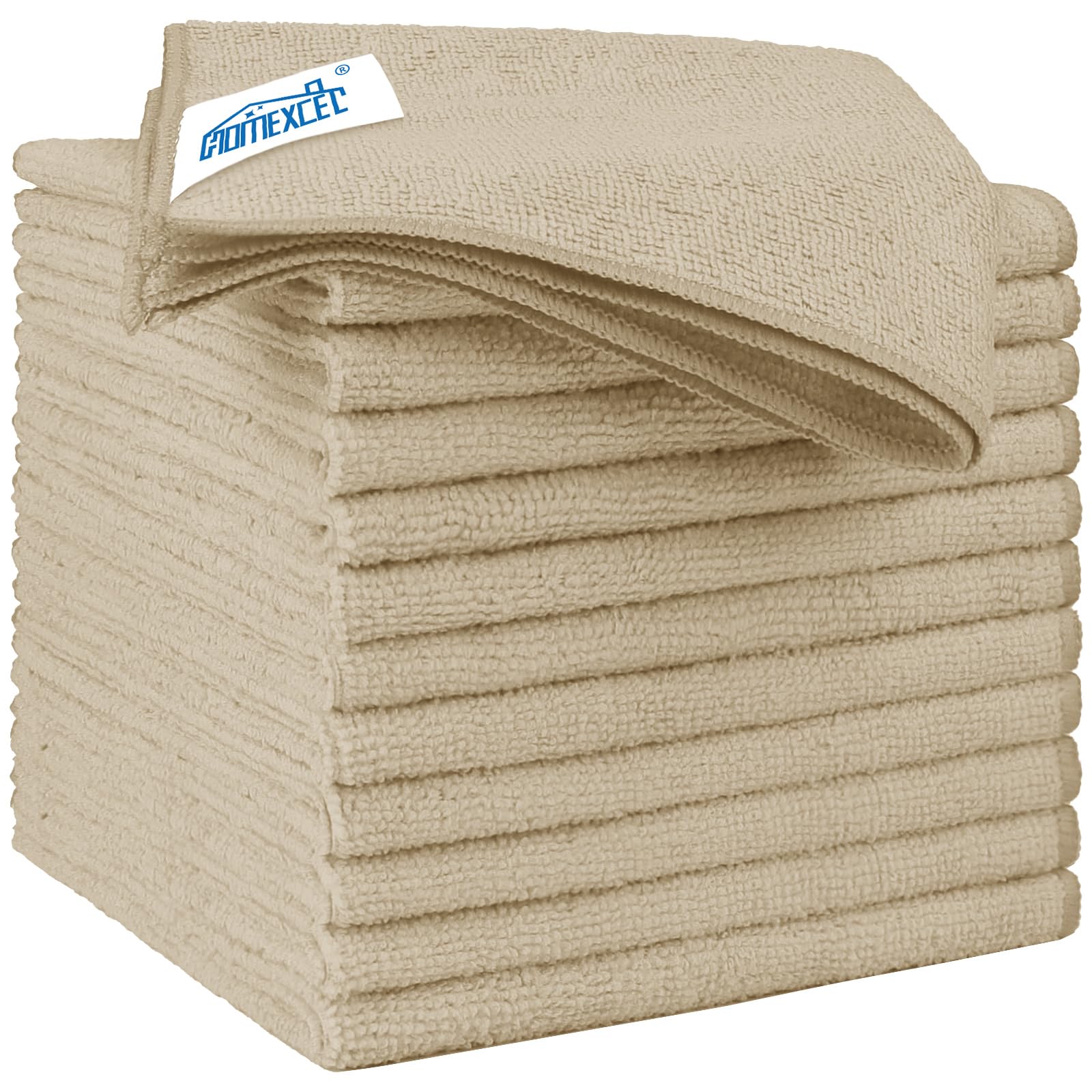 Brown Microfiber Cleaning Cloth 12 Pack (12 Count)