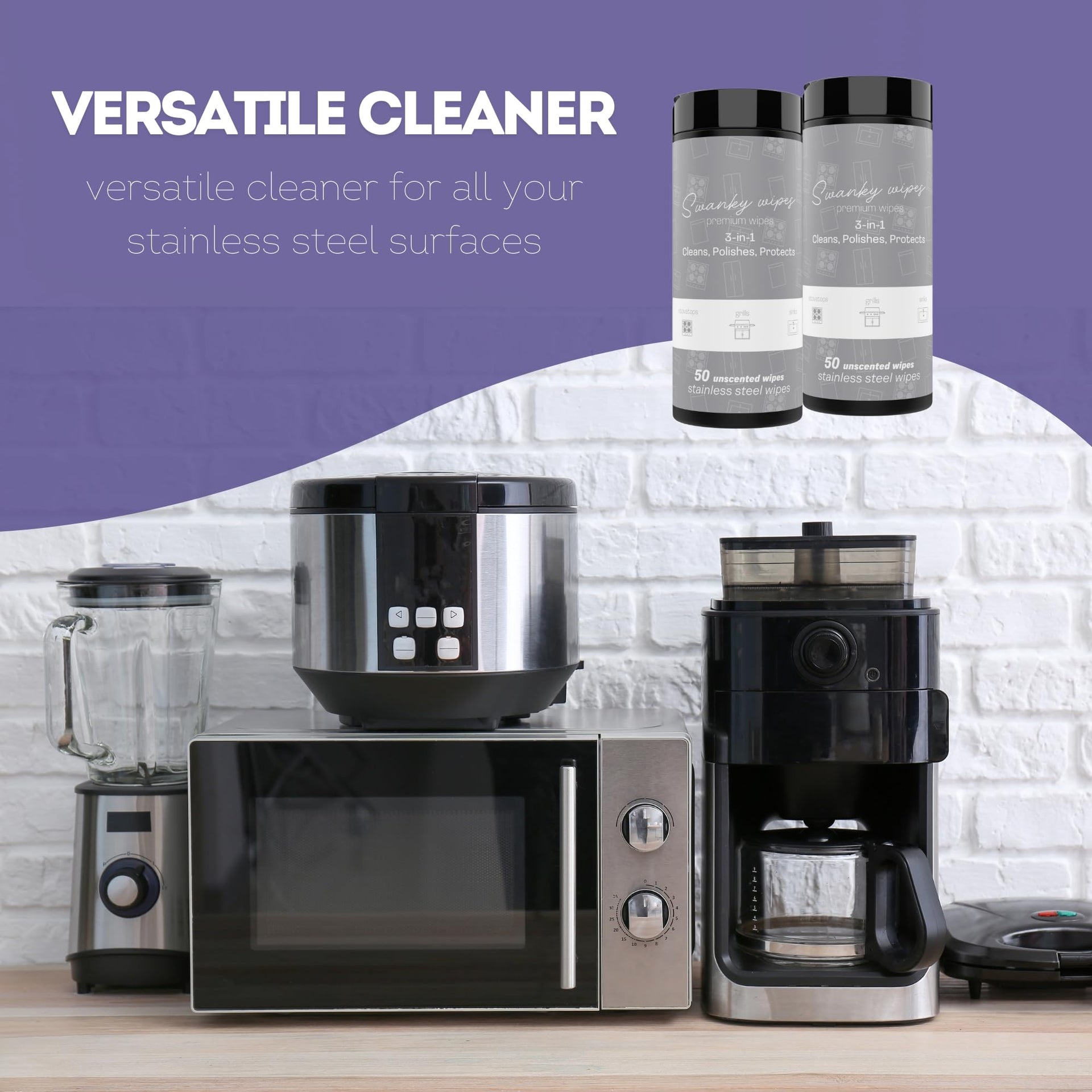 Swanky Stainless Steel Cleaner Wipes (400 Count)