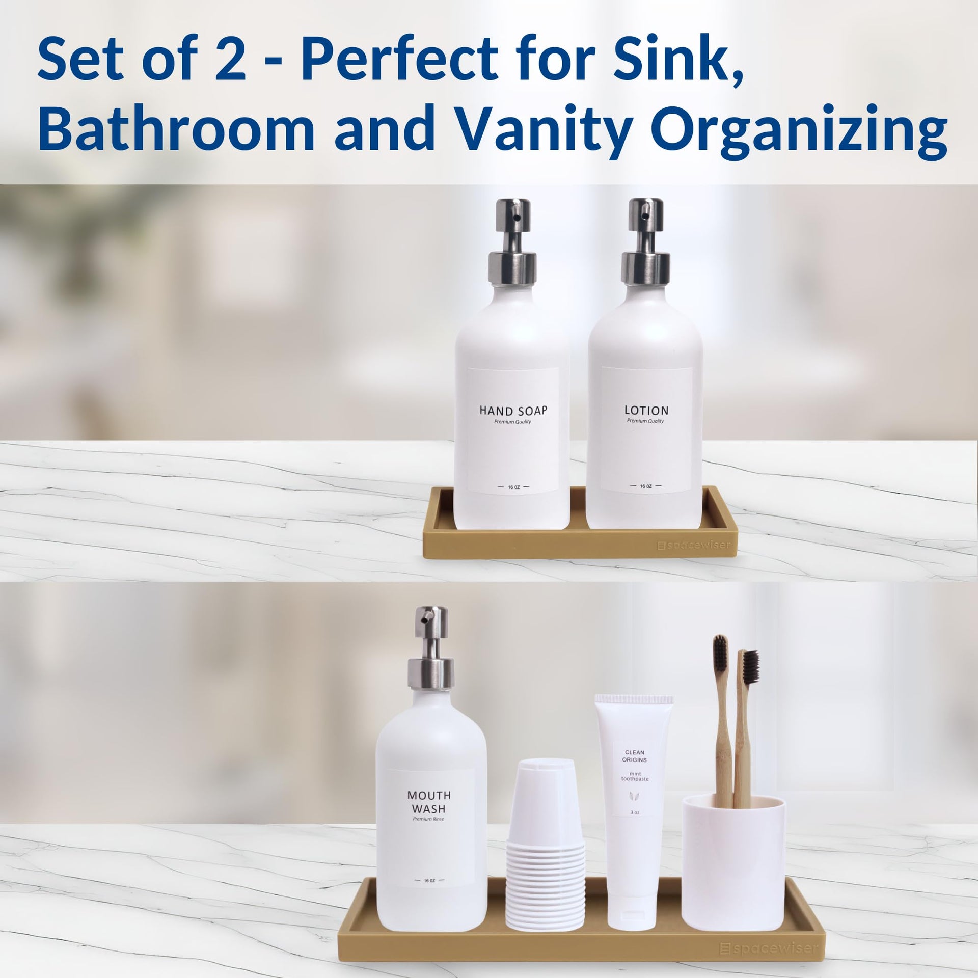 Countertop & Vanity Silicone Tray
