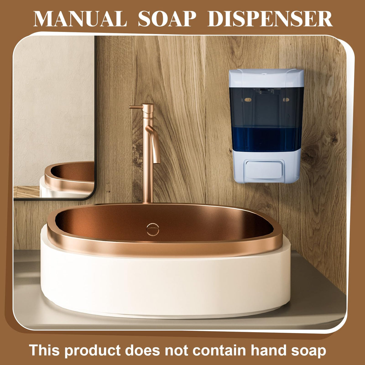 6 Pcs Wall Mounted Soap Dispenser (6 Count)