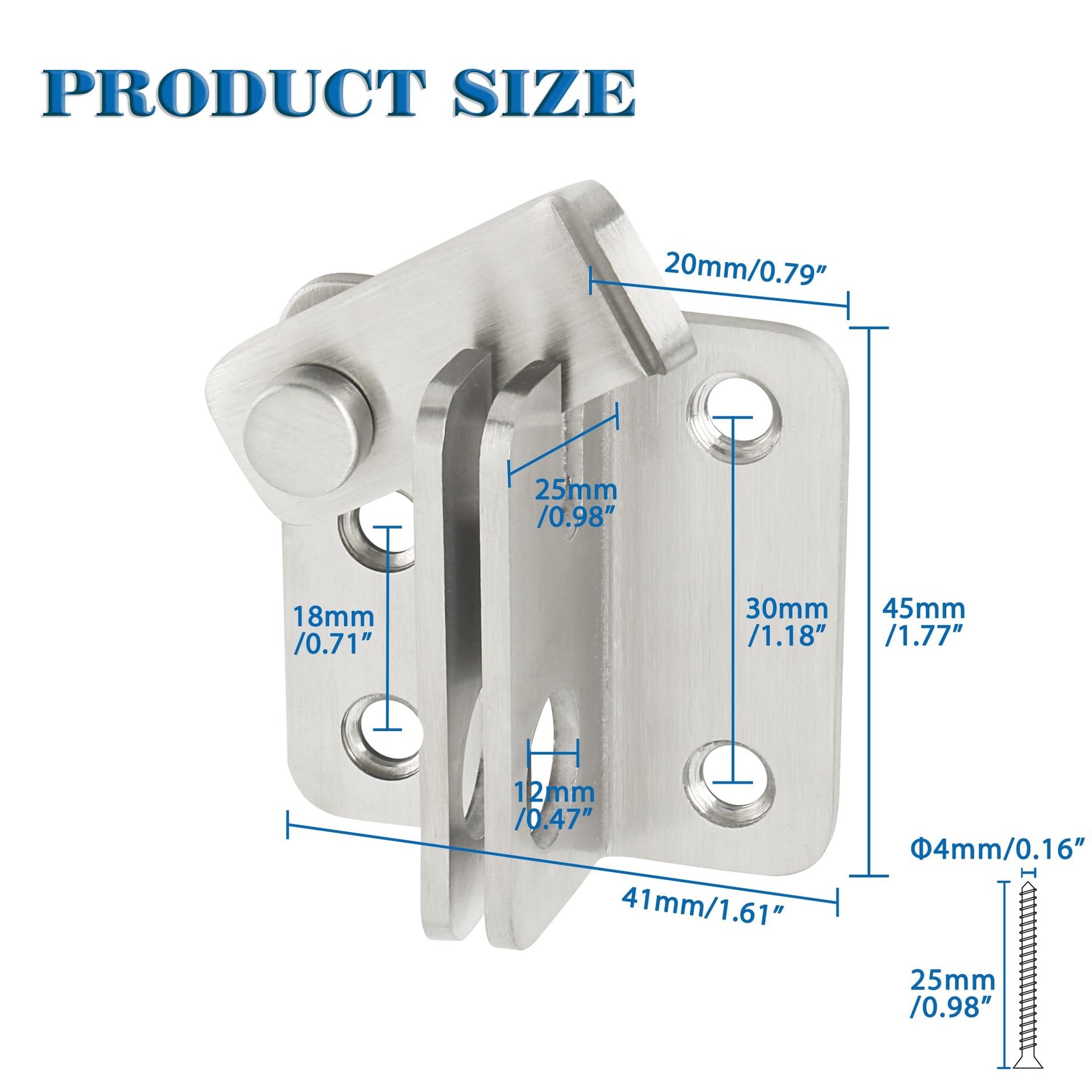 Flip Latch Door Latch Heavy Duty Gate Latch Barn Door Lock