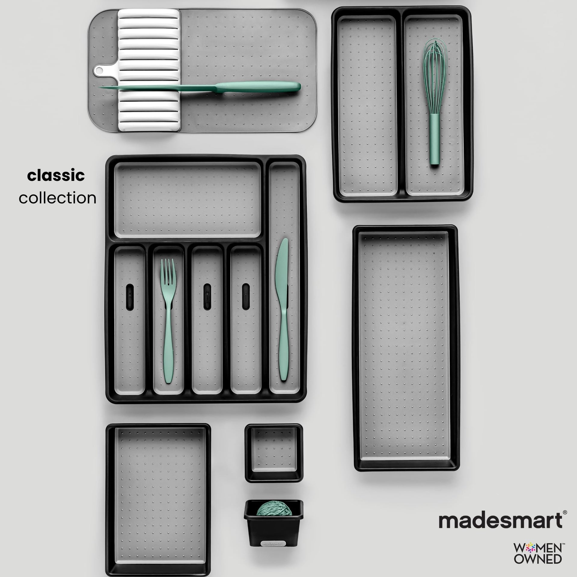 Classic Expandable Compartment Utensil Tray
