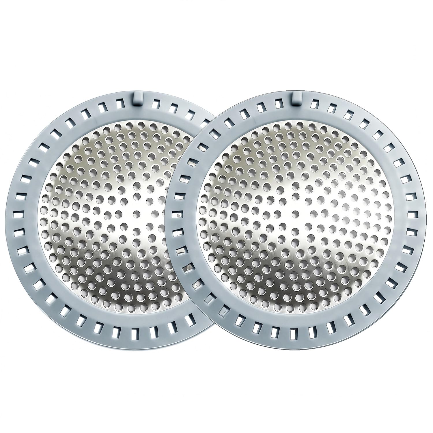 2PCS Shower Drain Hair Catcher (2 Count)