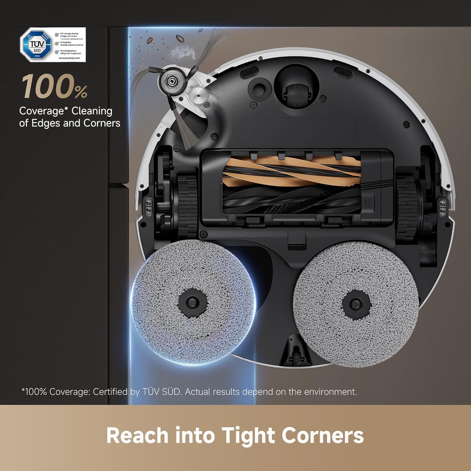 X50 Ultra White Robot Vacuum and Mop with Auto