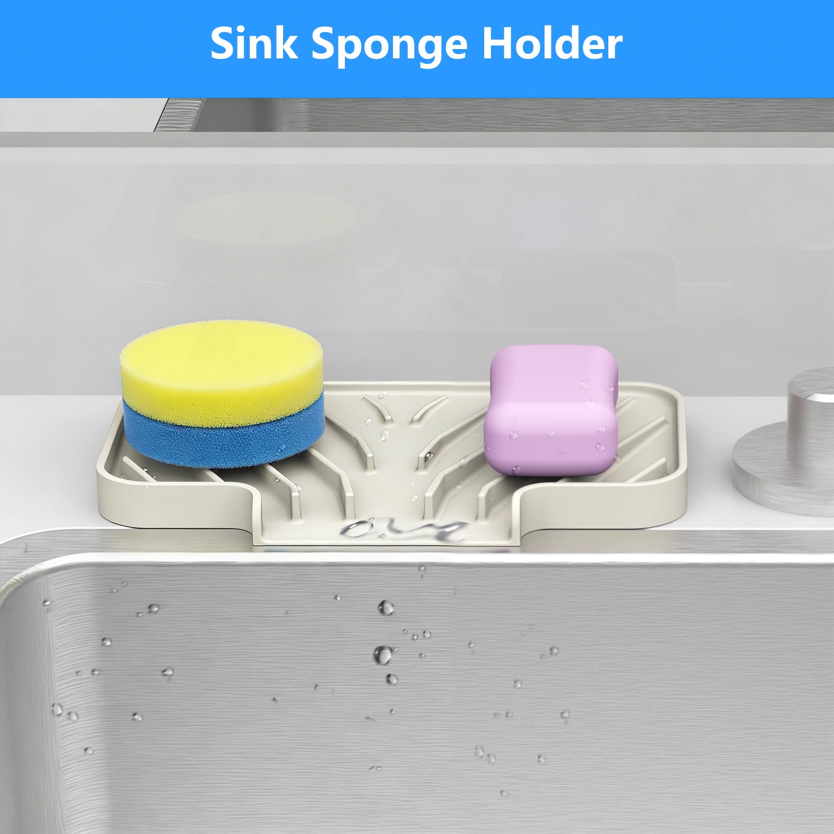 Sponge Holder for Kitchen Sink