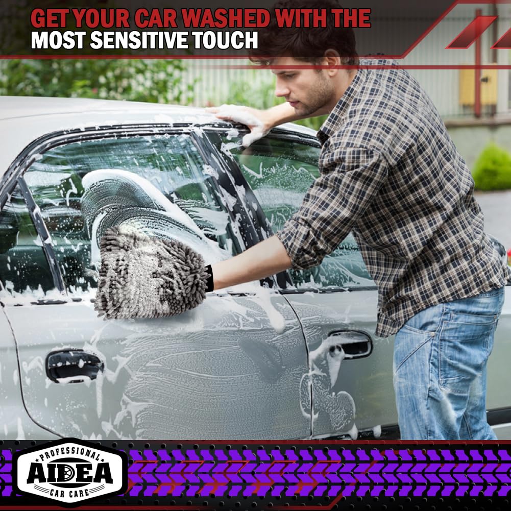Car Wash Mitt Microfiber