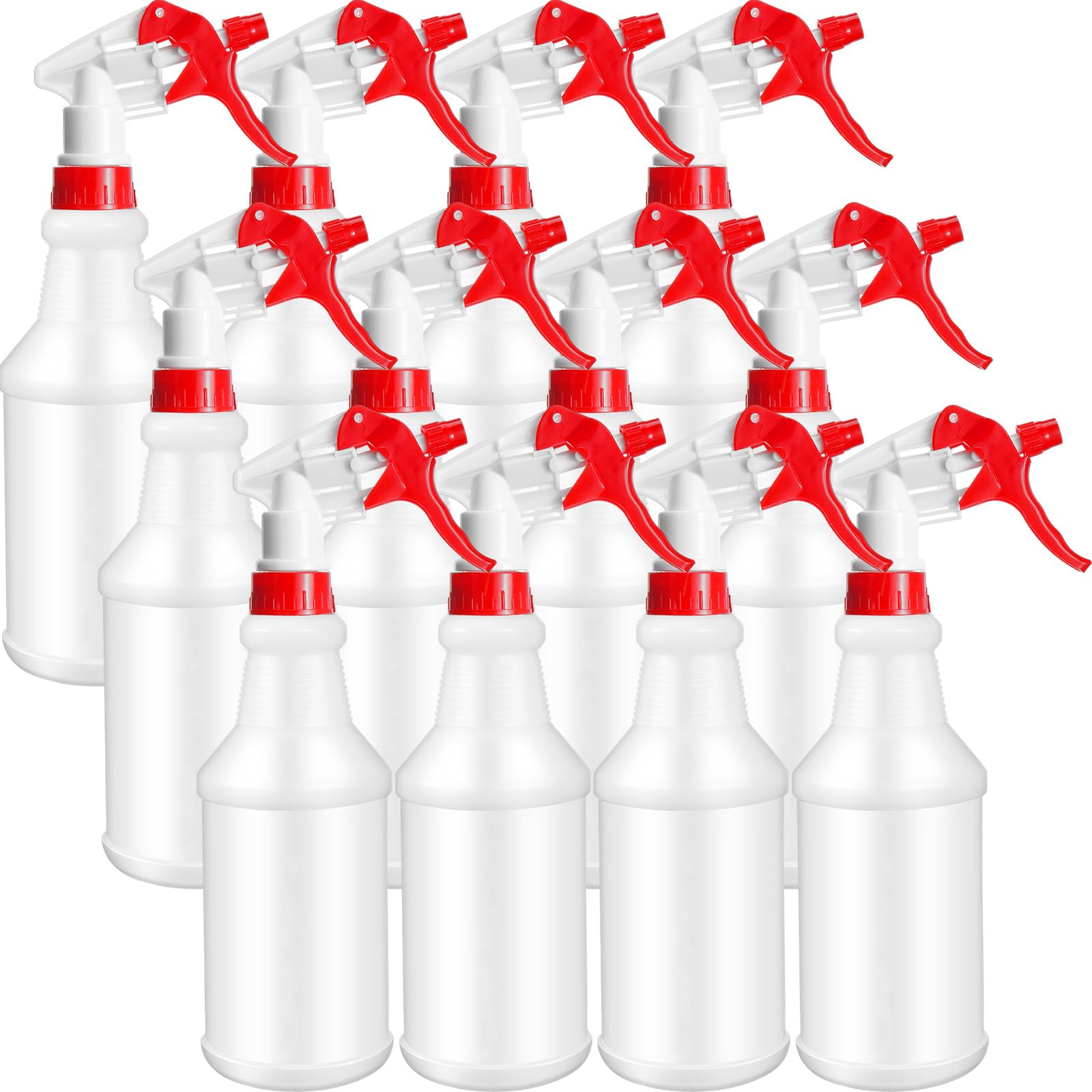 12 Pcs 16 Oz Plastic Spray Bottle