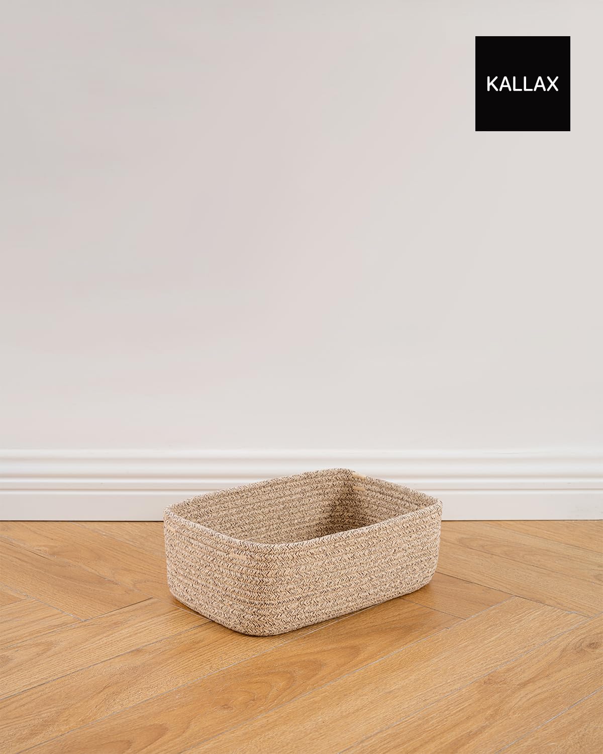 Small Woven Storage Basket for Organizing (3 Count)