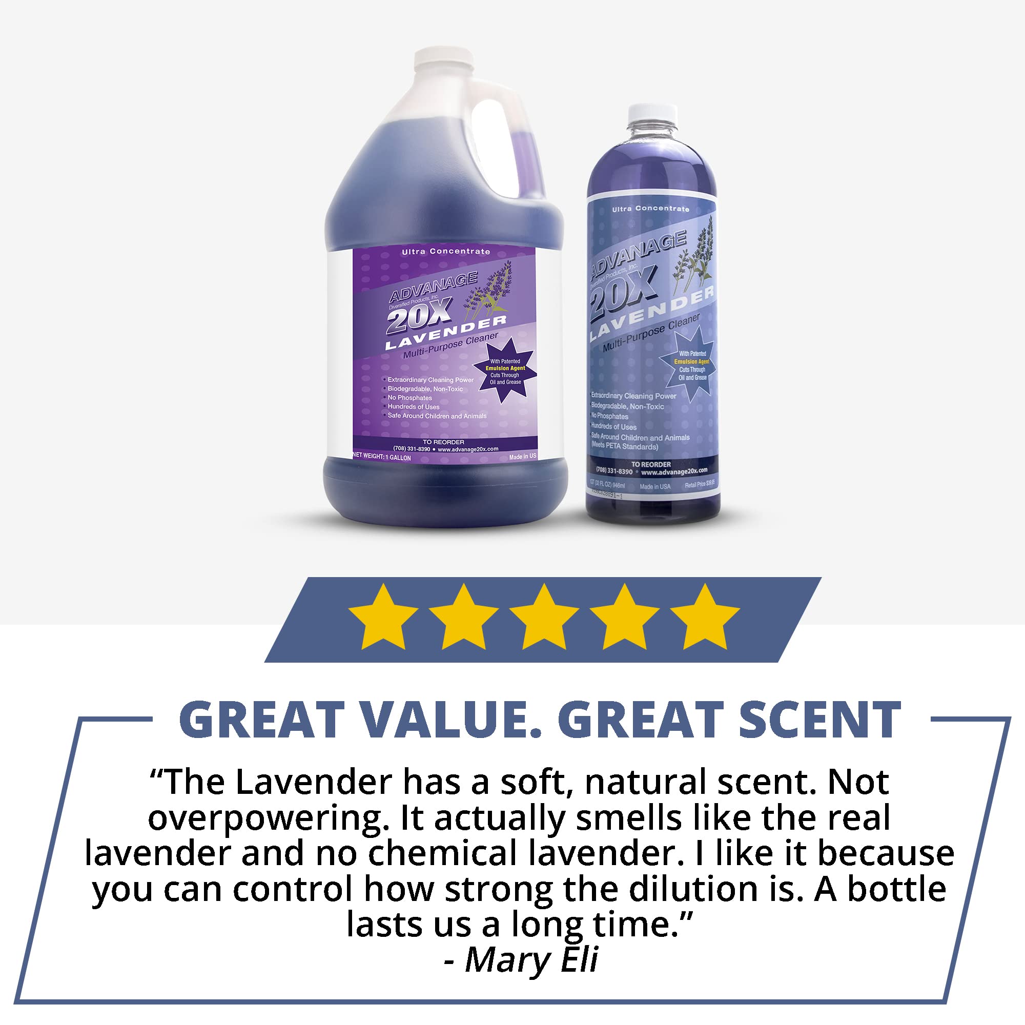 Advanage 20X All Purpose Cleaner Concentrate (128 Fl Oz)