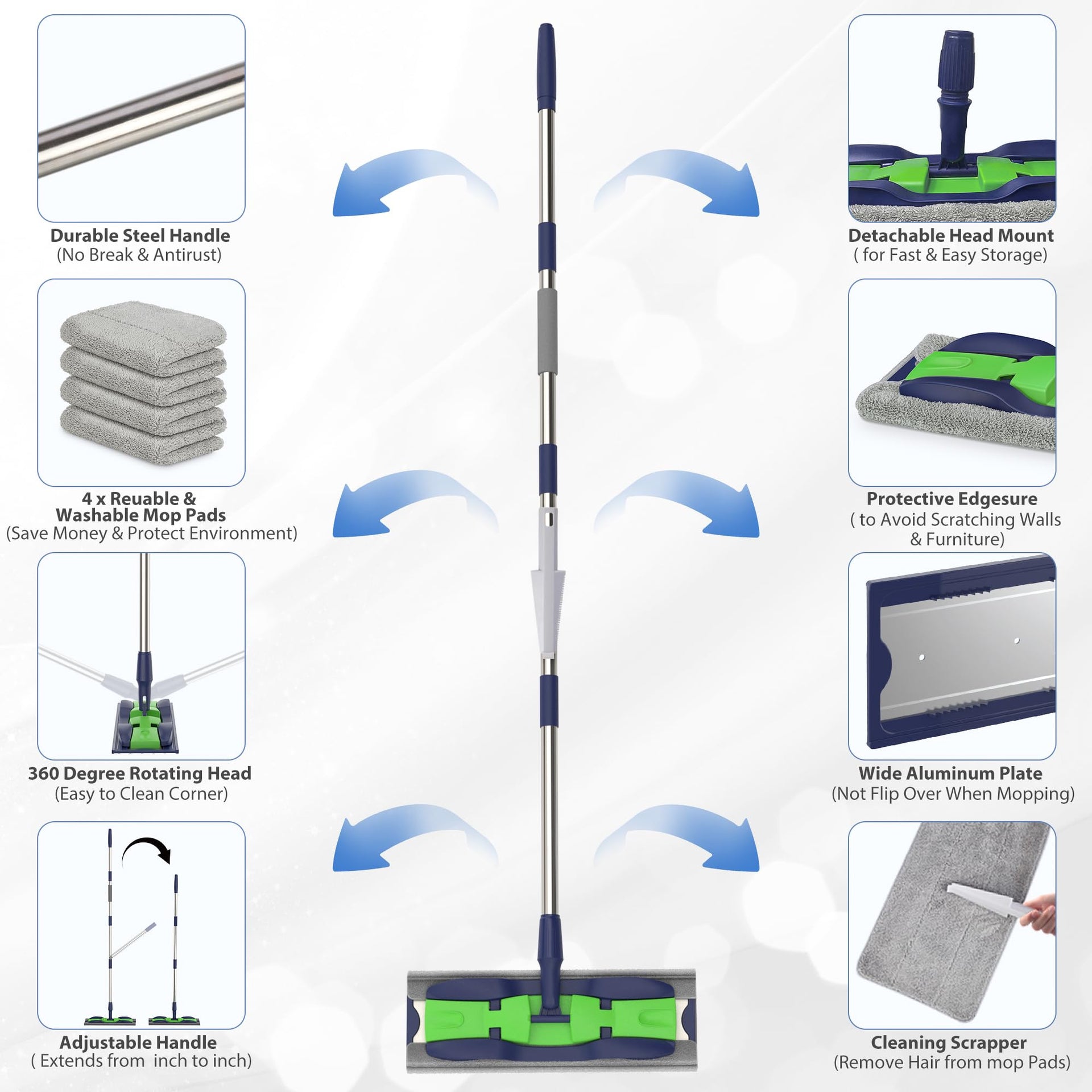 Microfiber Mops for Floor Cleaning