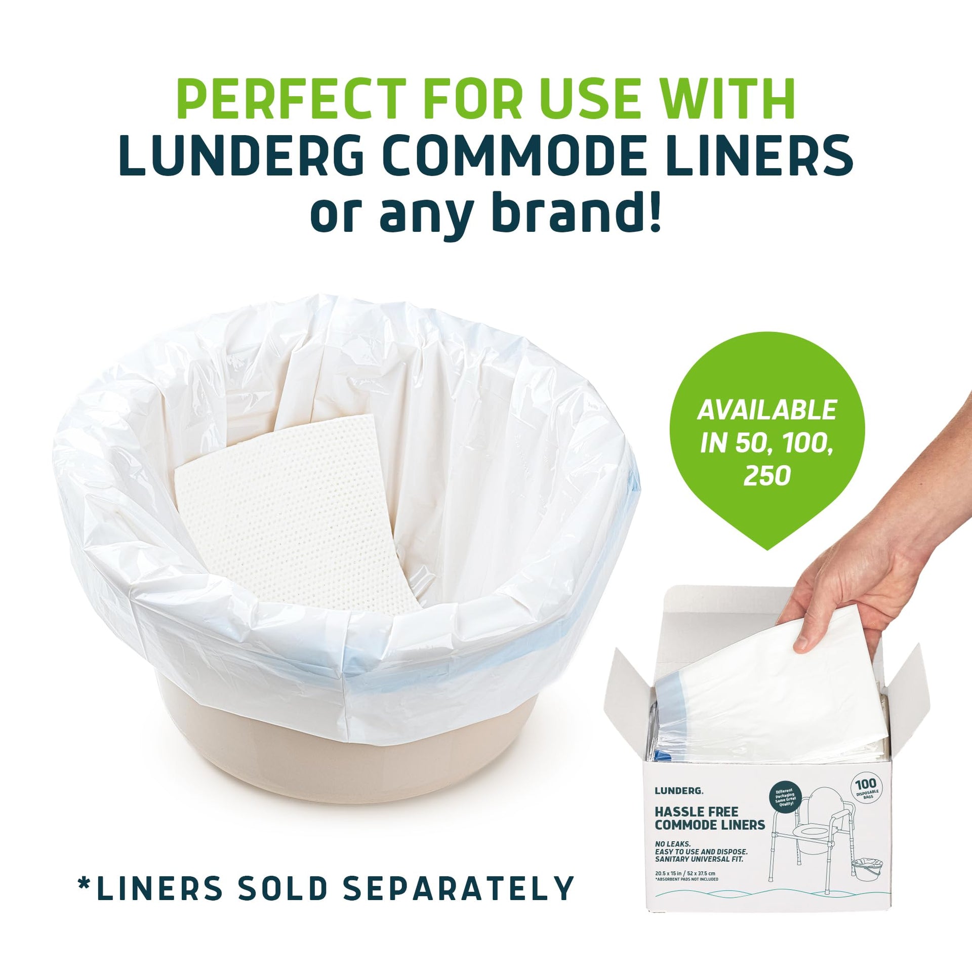 Aloe Scented Super Absorbent Commode Pads (250 Count)