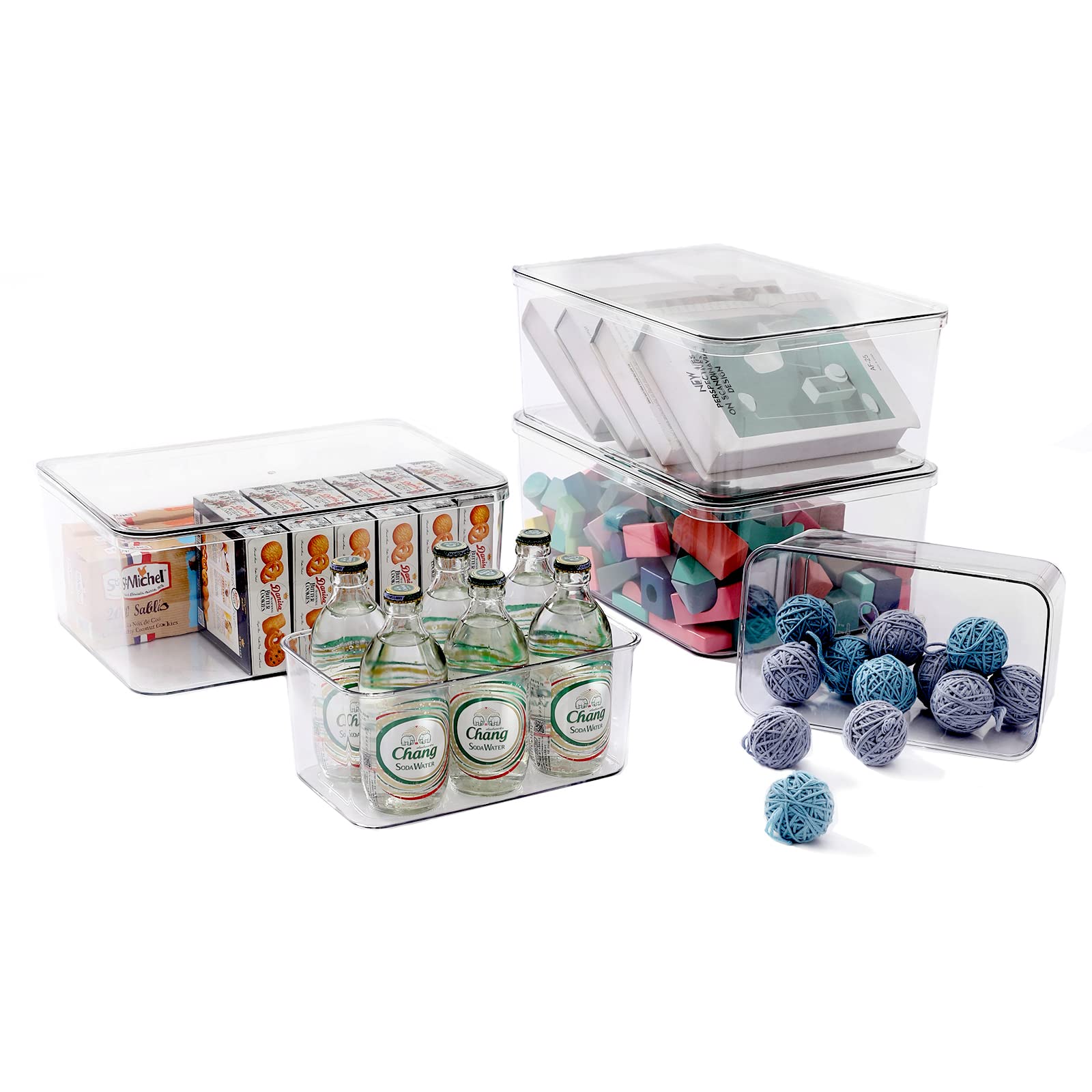 Clear Storage Bins With Lids