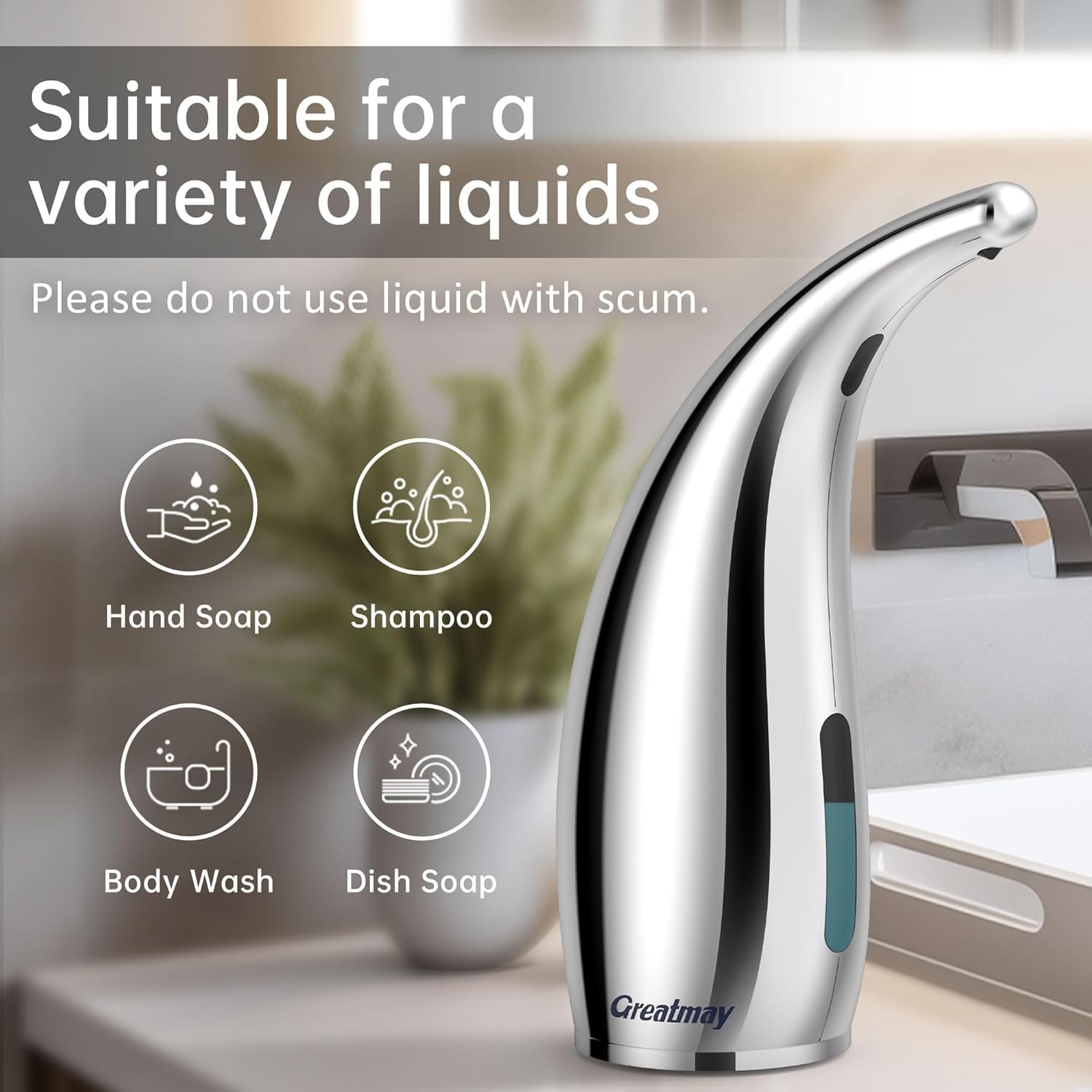 Touchless Automatic Soap Dispenser Set with Bathroom Accessories