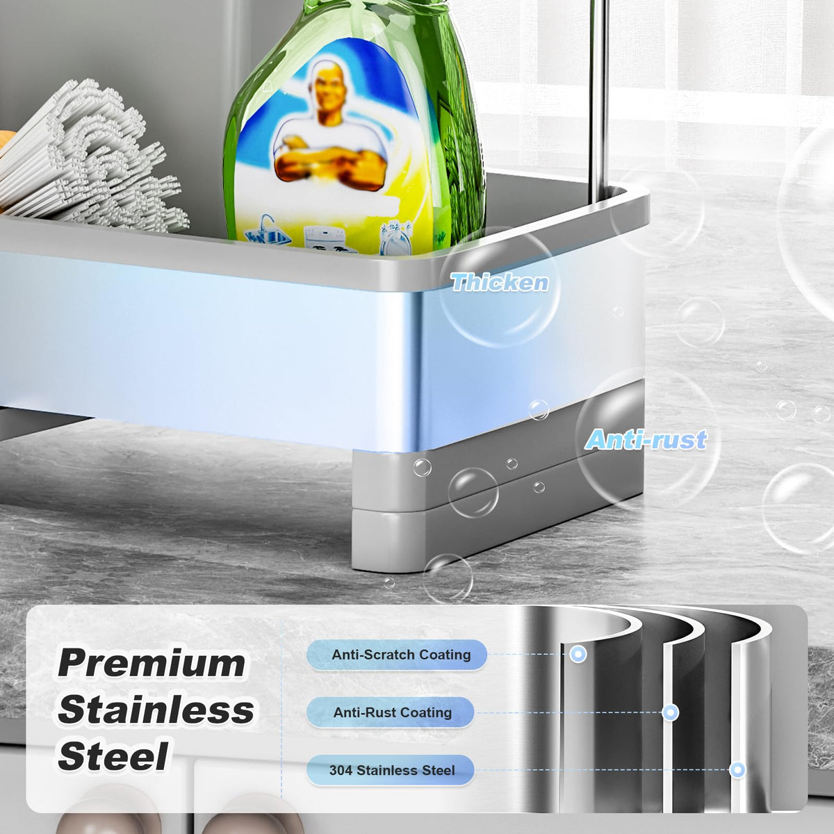 Sponge Holder for Kitchen Sink