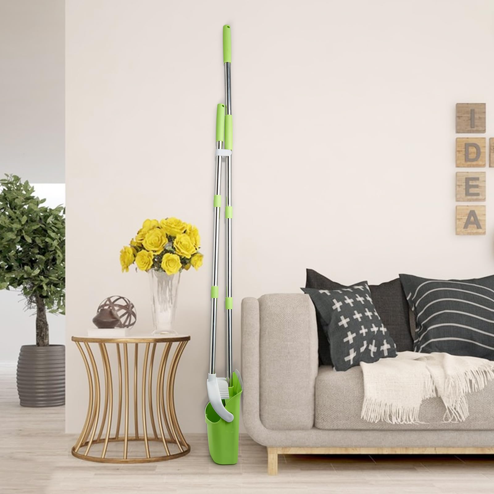 Broom and Dustpan Combo Set