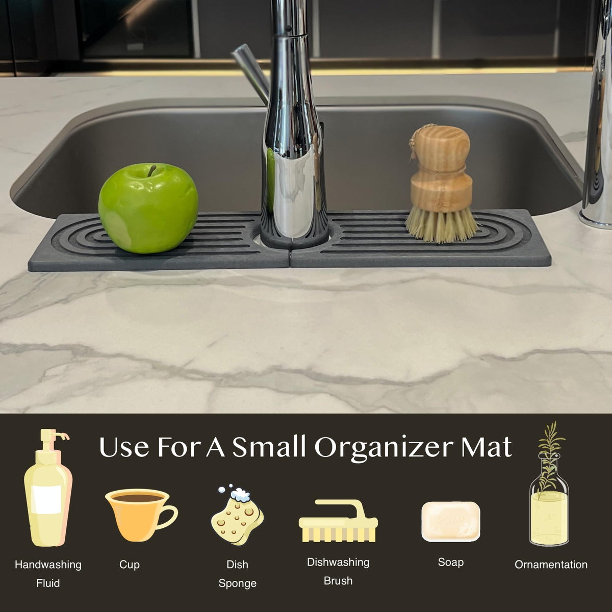 Faucet Mat for Kitchen Sink