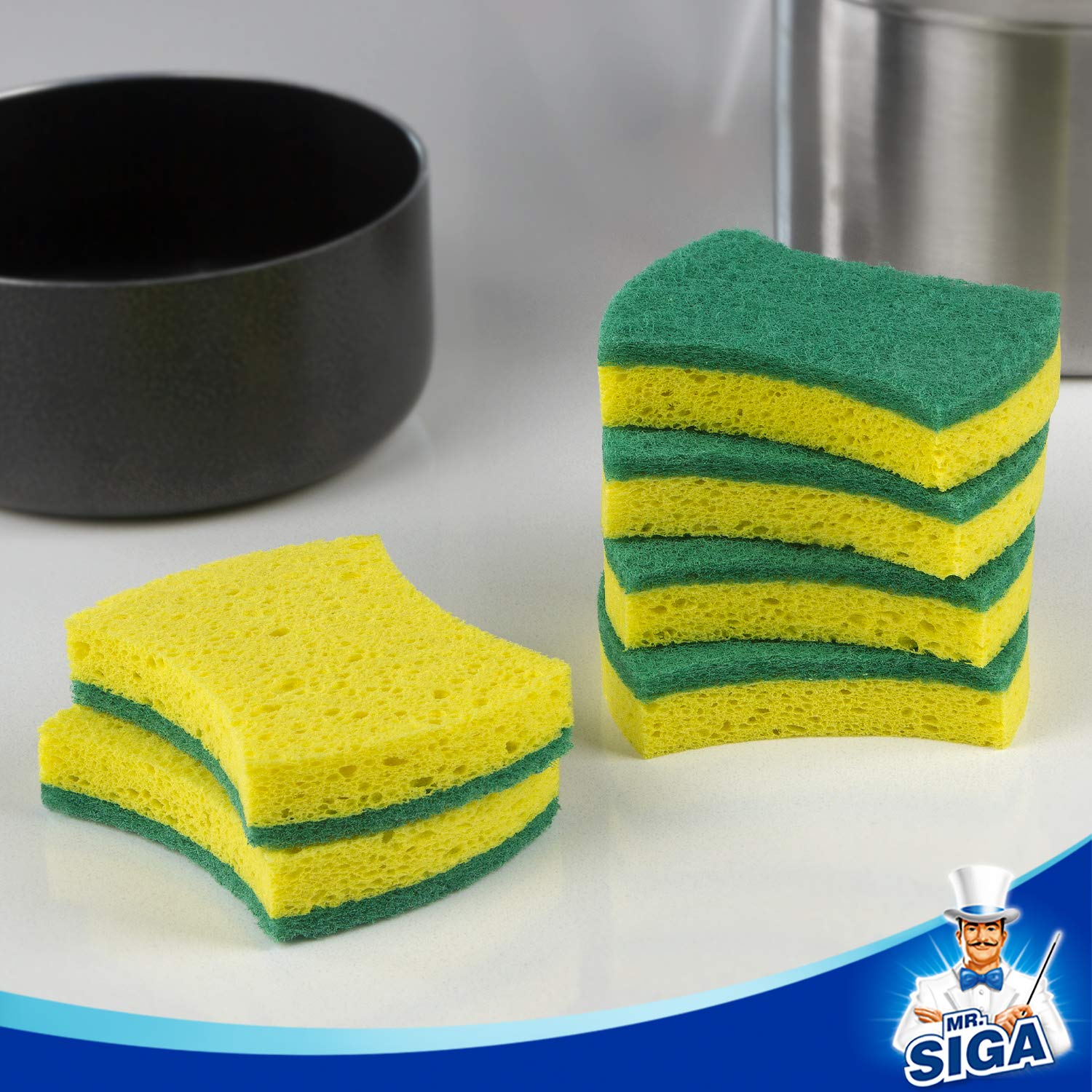 Heavy Duty Cellulose Scrub Sponge (12 Count)