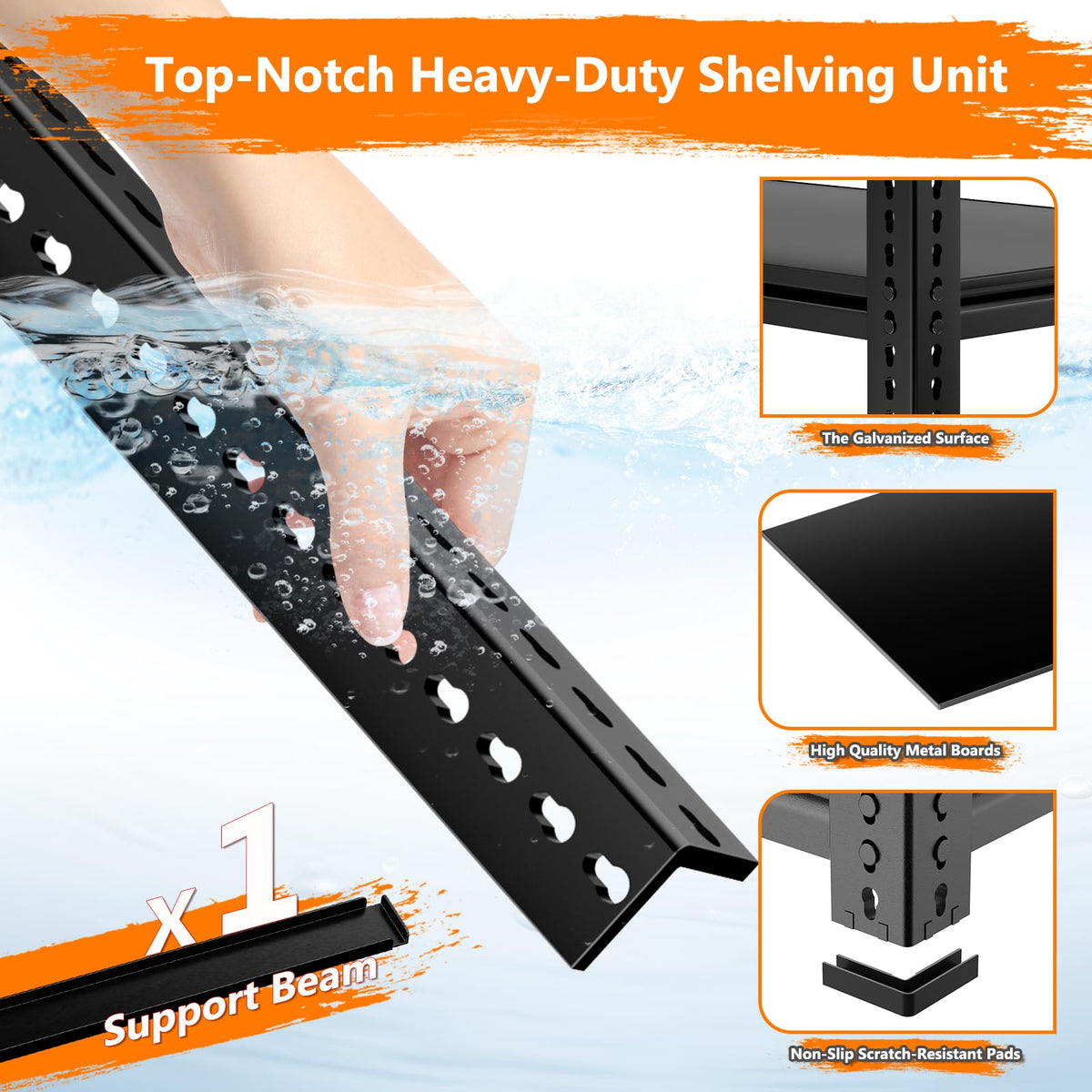 Storage Shelves Heavy Duty 4 PCS