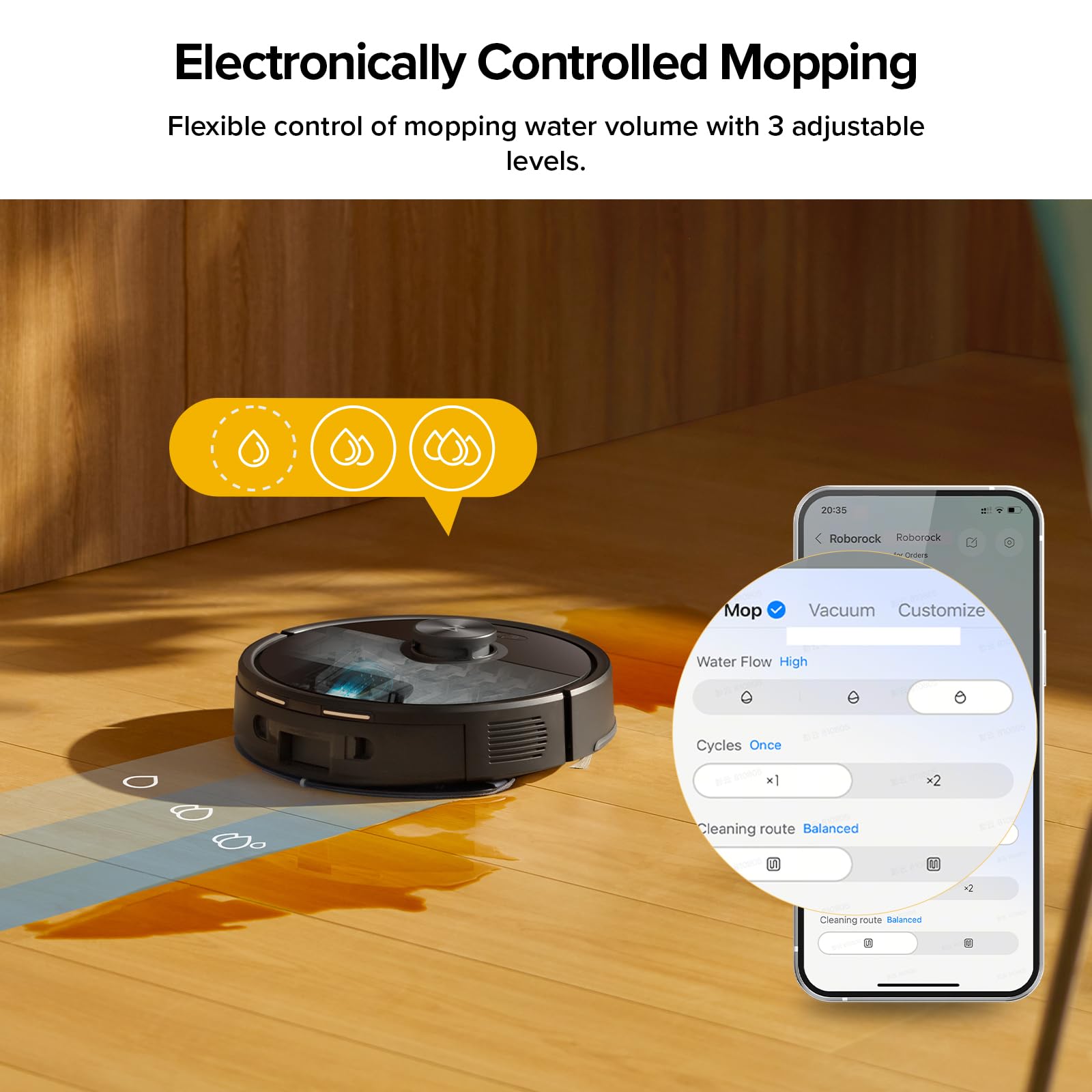Robot Vacuum Mop with LiDAR