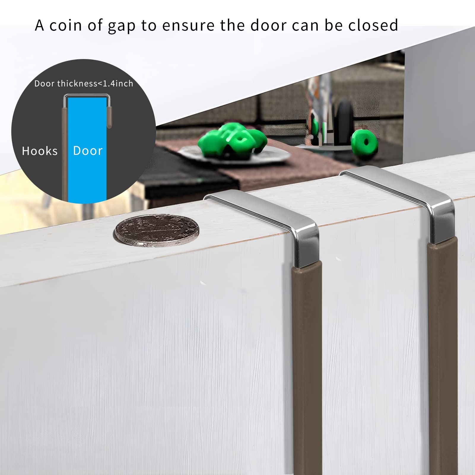 Over the Door Hooks (4 Count)