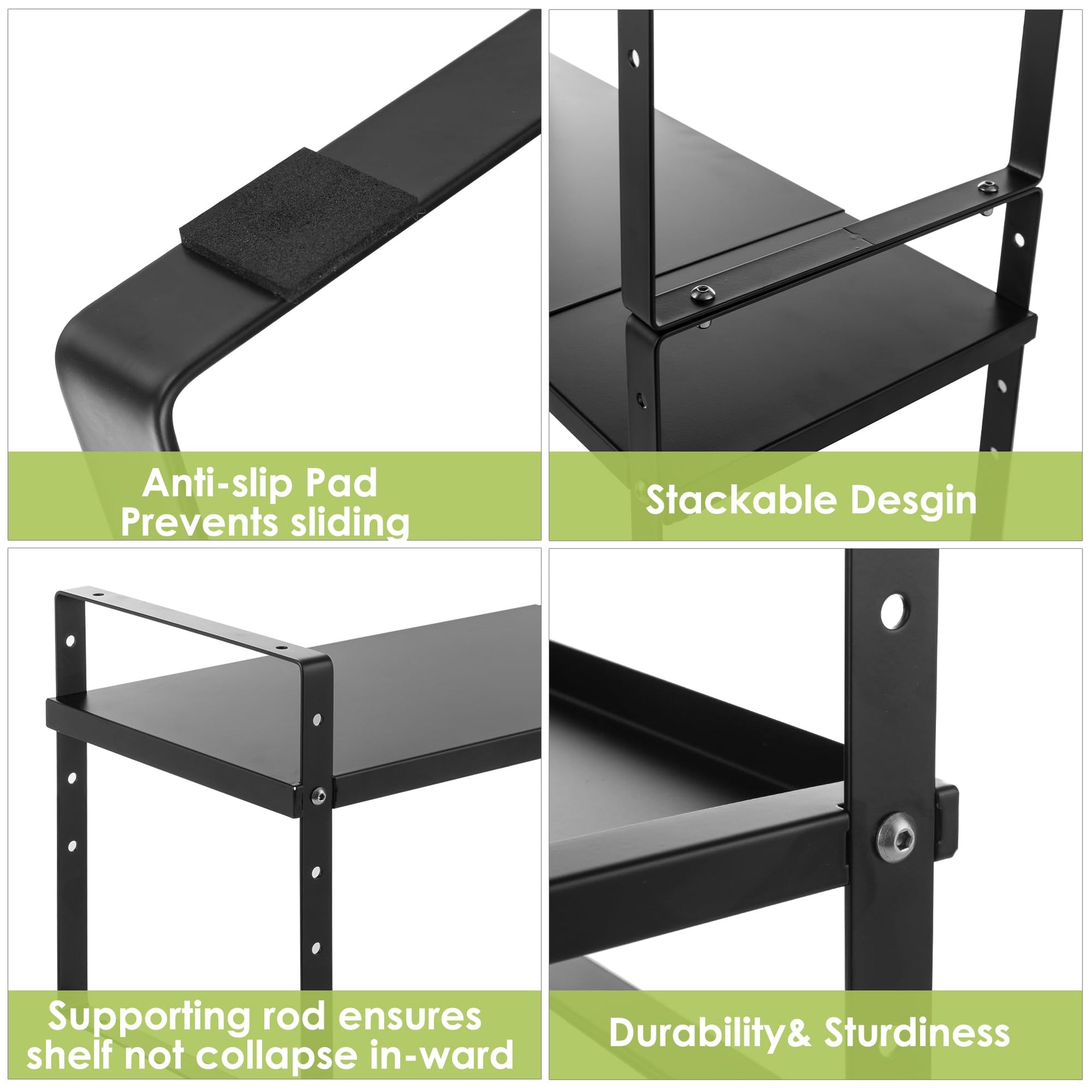 Expandable Cabinet Shelf Organizer Rack (2 Count)