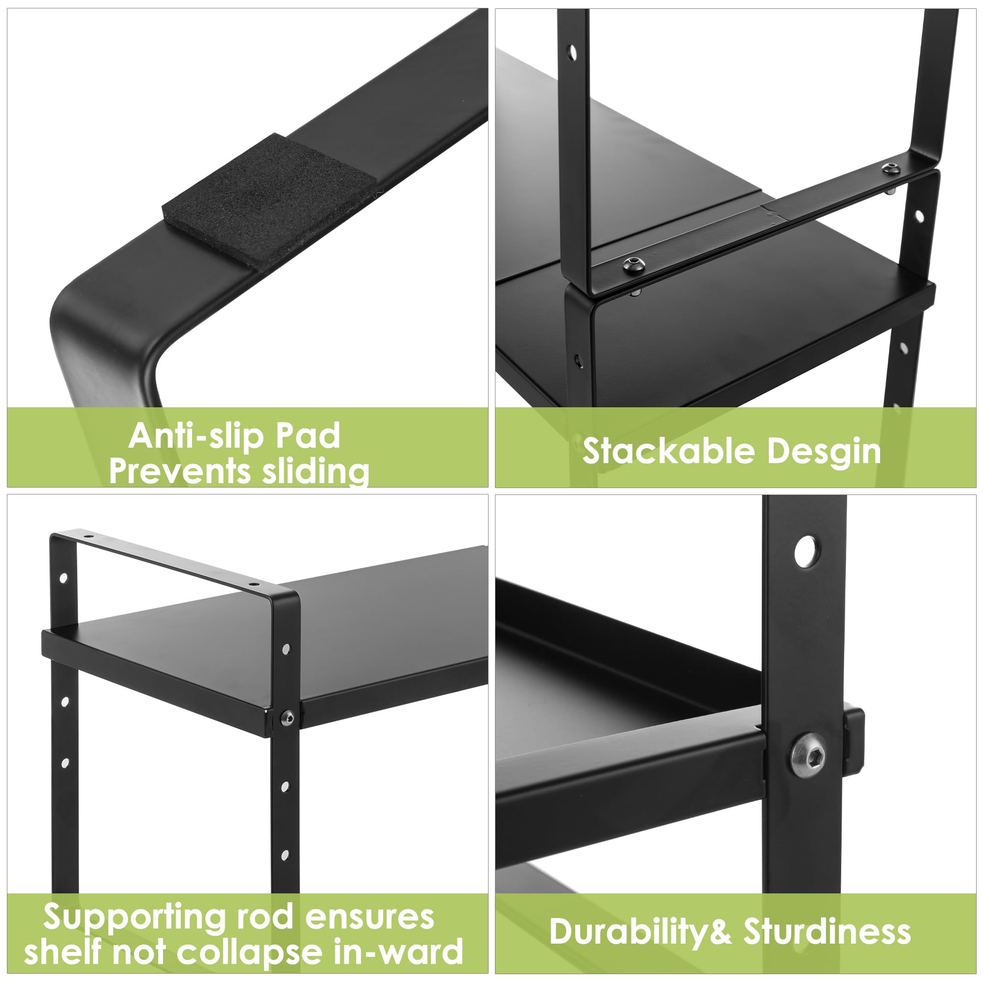 Expandable Cabinet Shelf Organizer Rack (2 Count)
