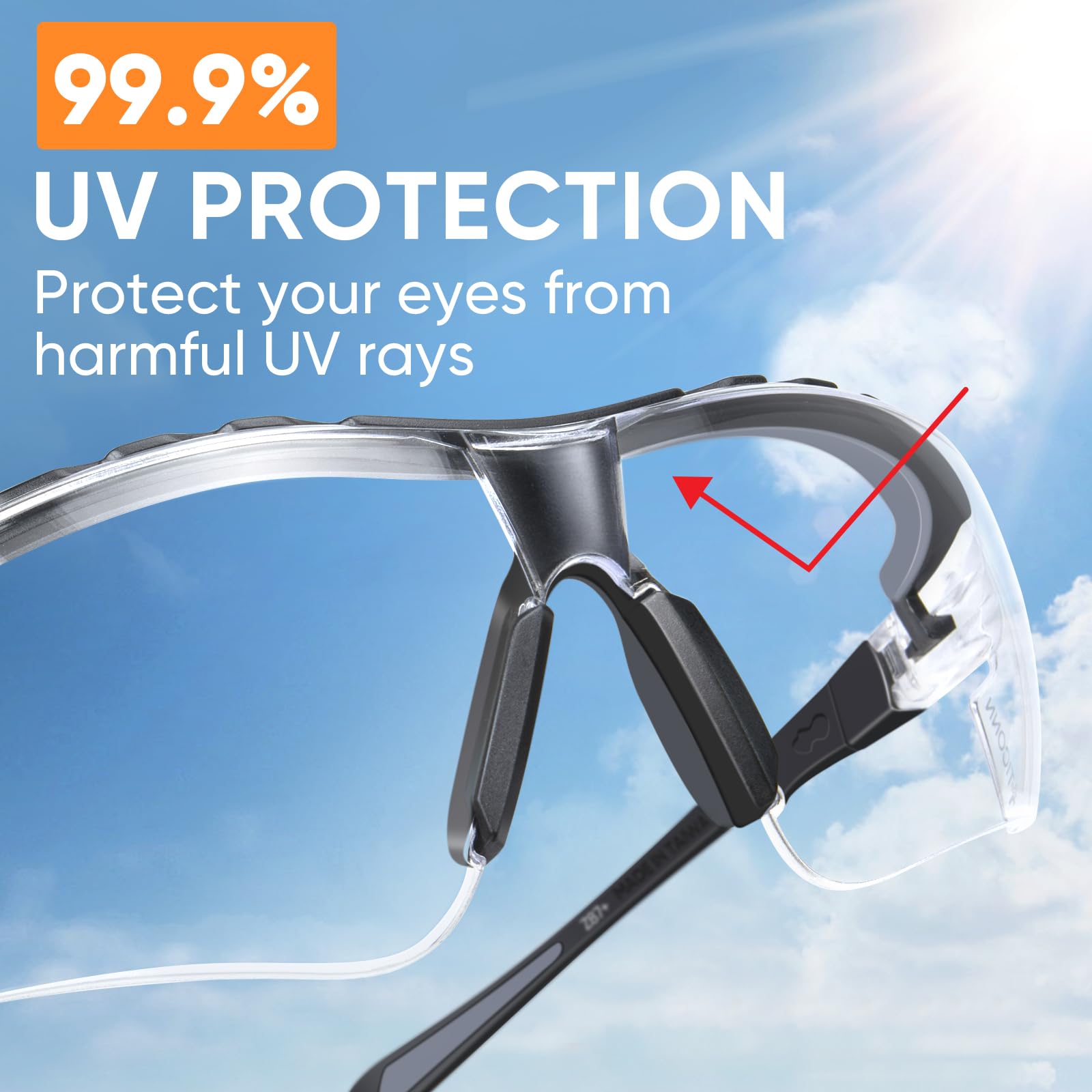 3PK Anti Fog Safety Glasses for Men & Women (3 Count)