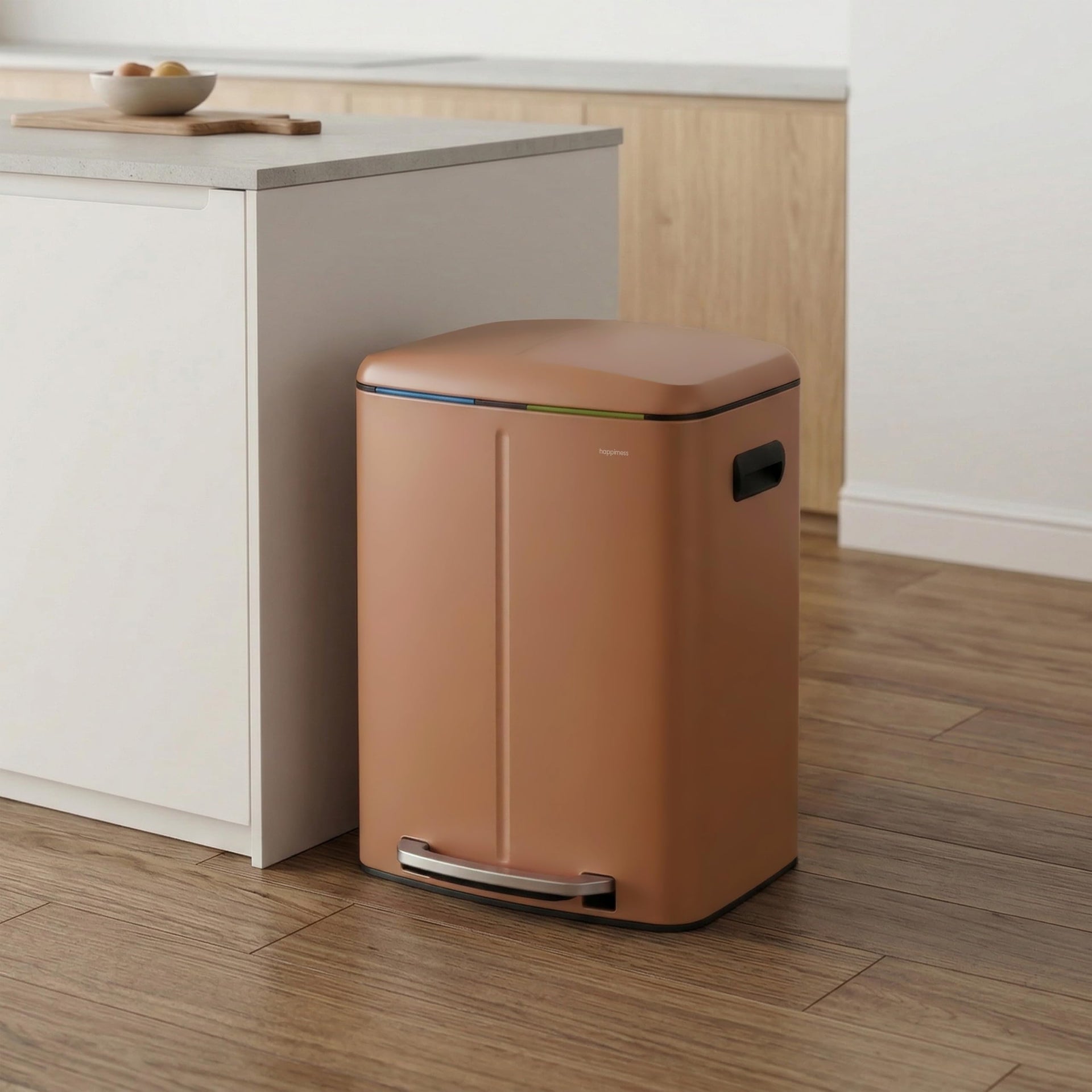 Marco 10.6 Gal Double Bucket Step Trash Can