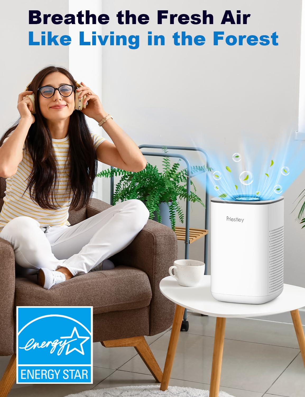Small Air Purifiers for Home Bedroom Dorm Office Desktop
