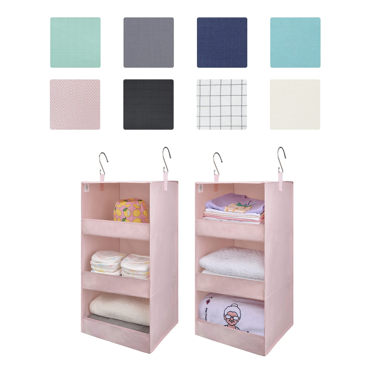 3 Shelf Hanging Closet Organizer (2 Count)