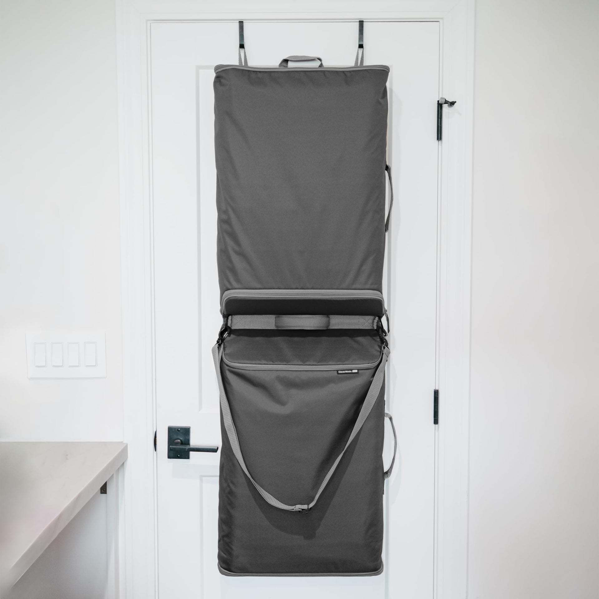 Hanging Laundry Hamper Bag with Over the Door Hooks