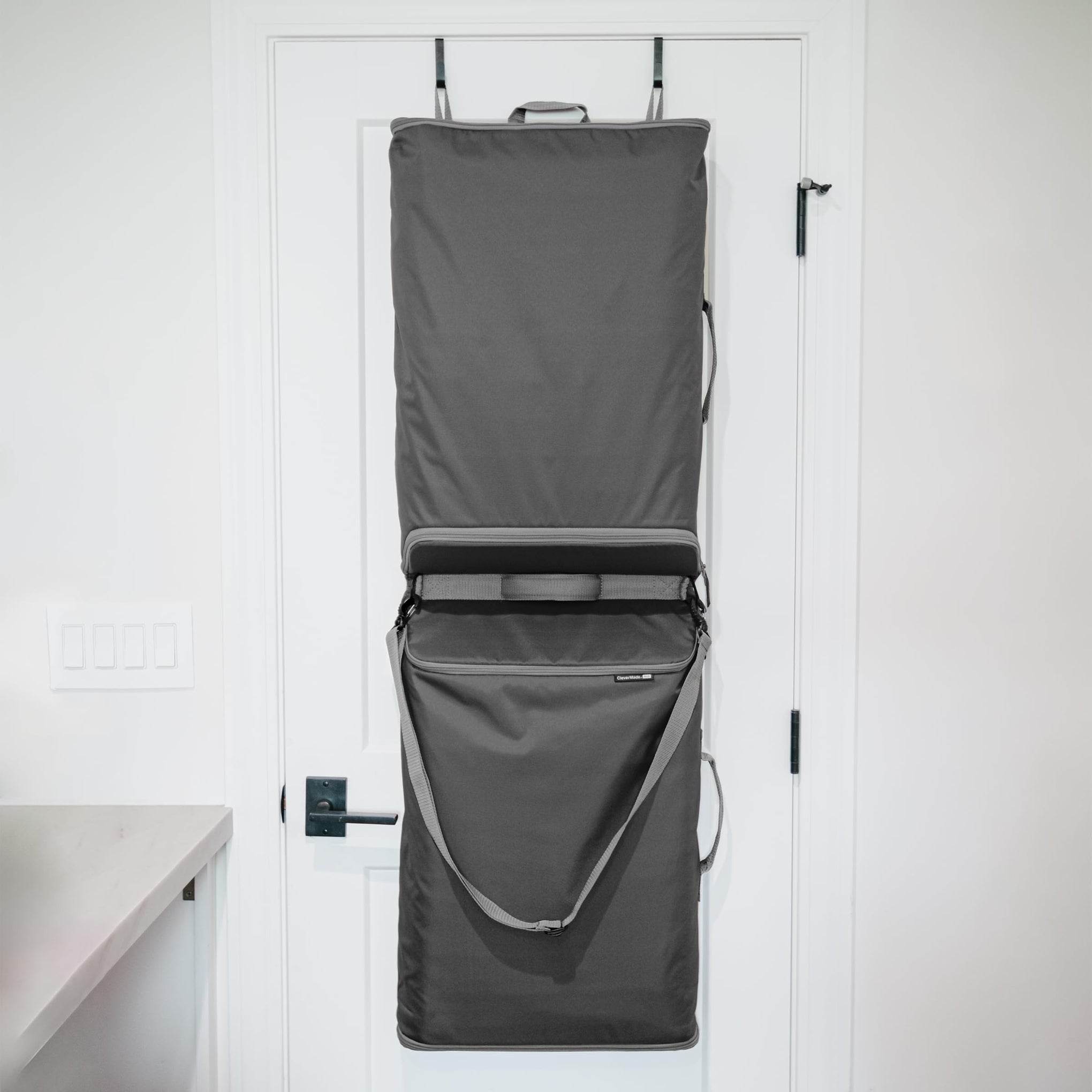 Hanging Laundry Hamper Bag with Over the Door Hooks