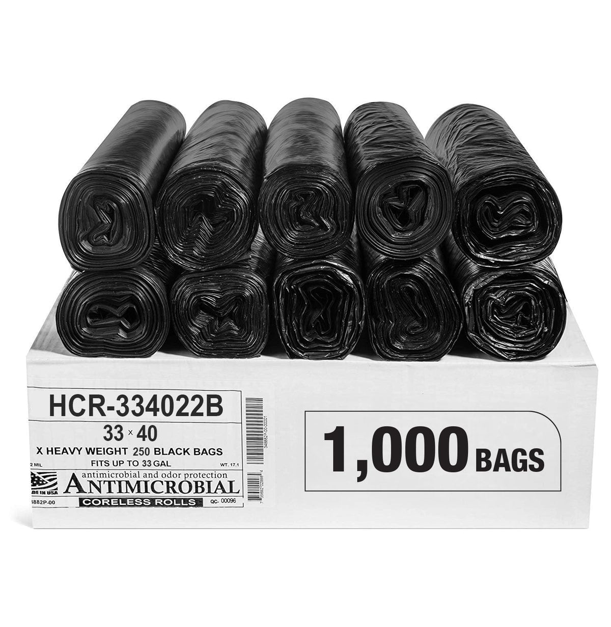 High Density Trash Bags (1000 Count)