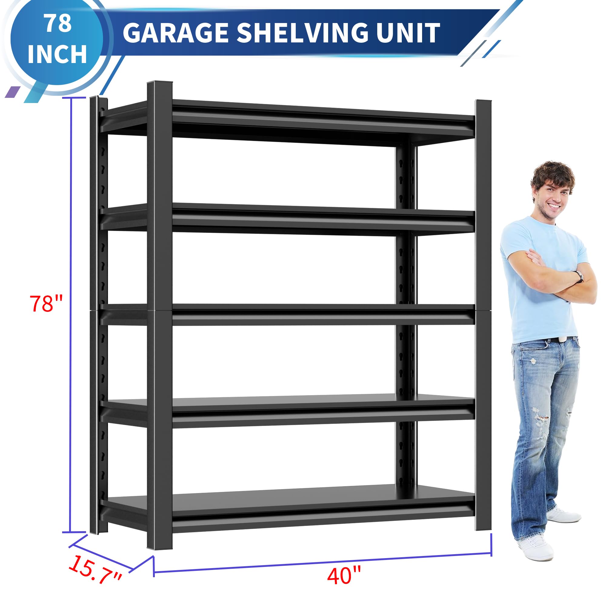 Garage Shelving (5 Count)