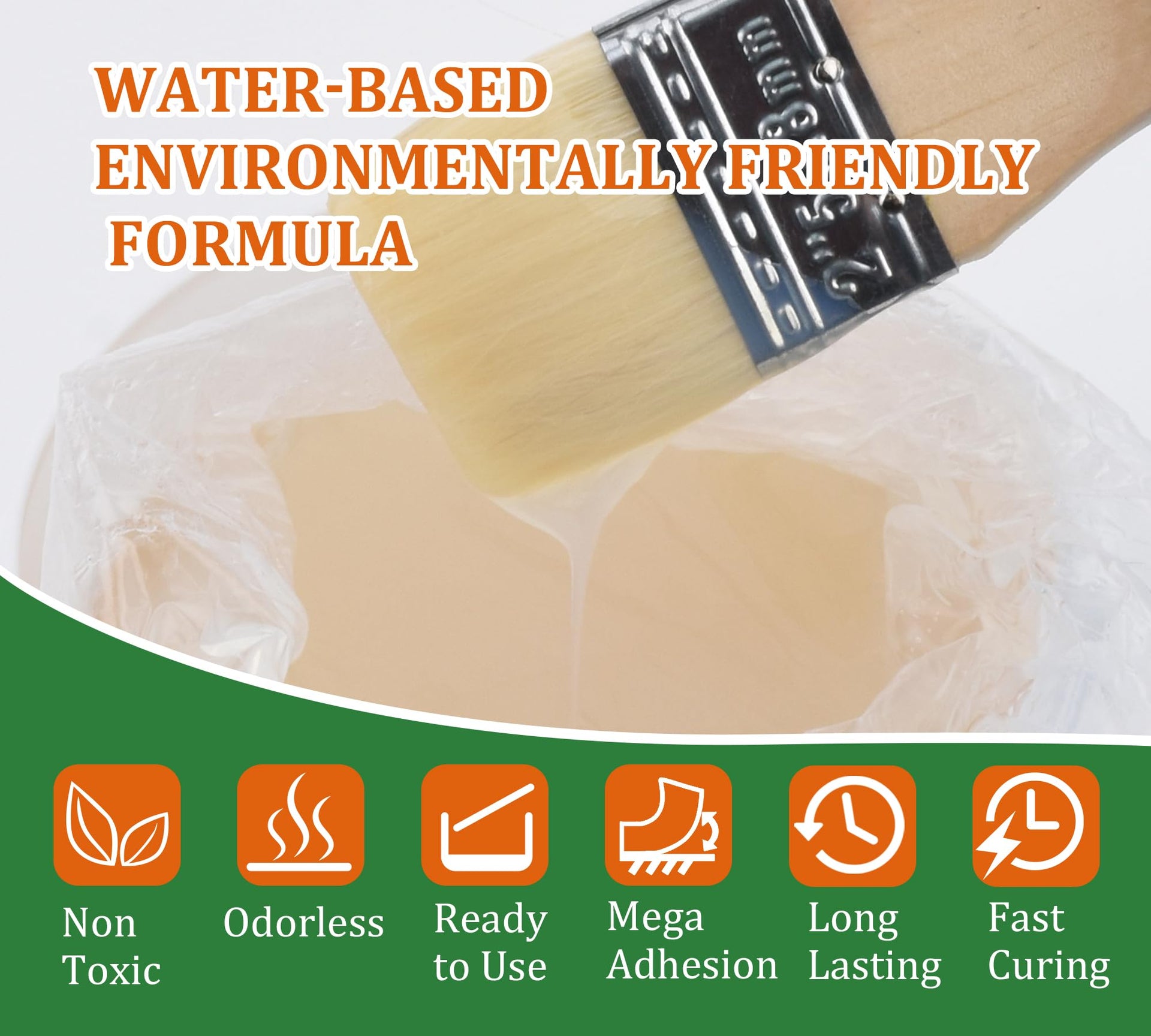 Transparent Waterproof Sealant for Repairing Leaks 70oz (70.5479 Ounce)