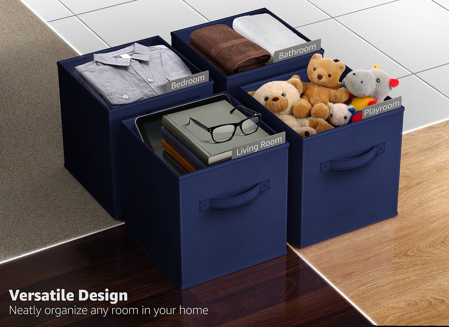 13 Inch Storage Bins (8 Count)