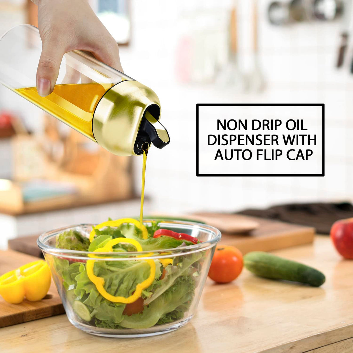 Gold Oil Dispenser