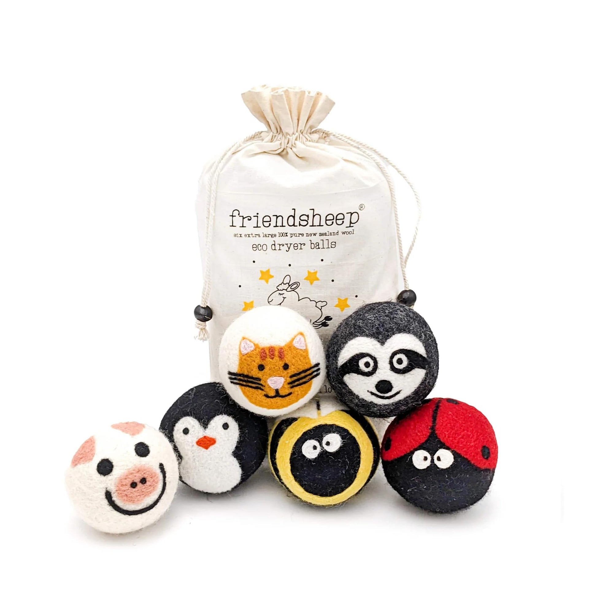 Wool Dryer Balls (6 Count)