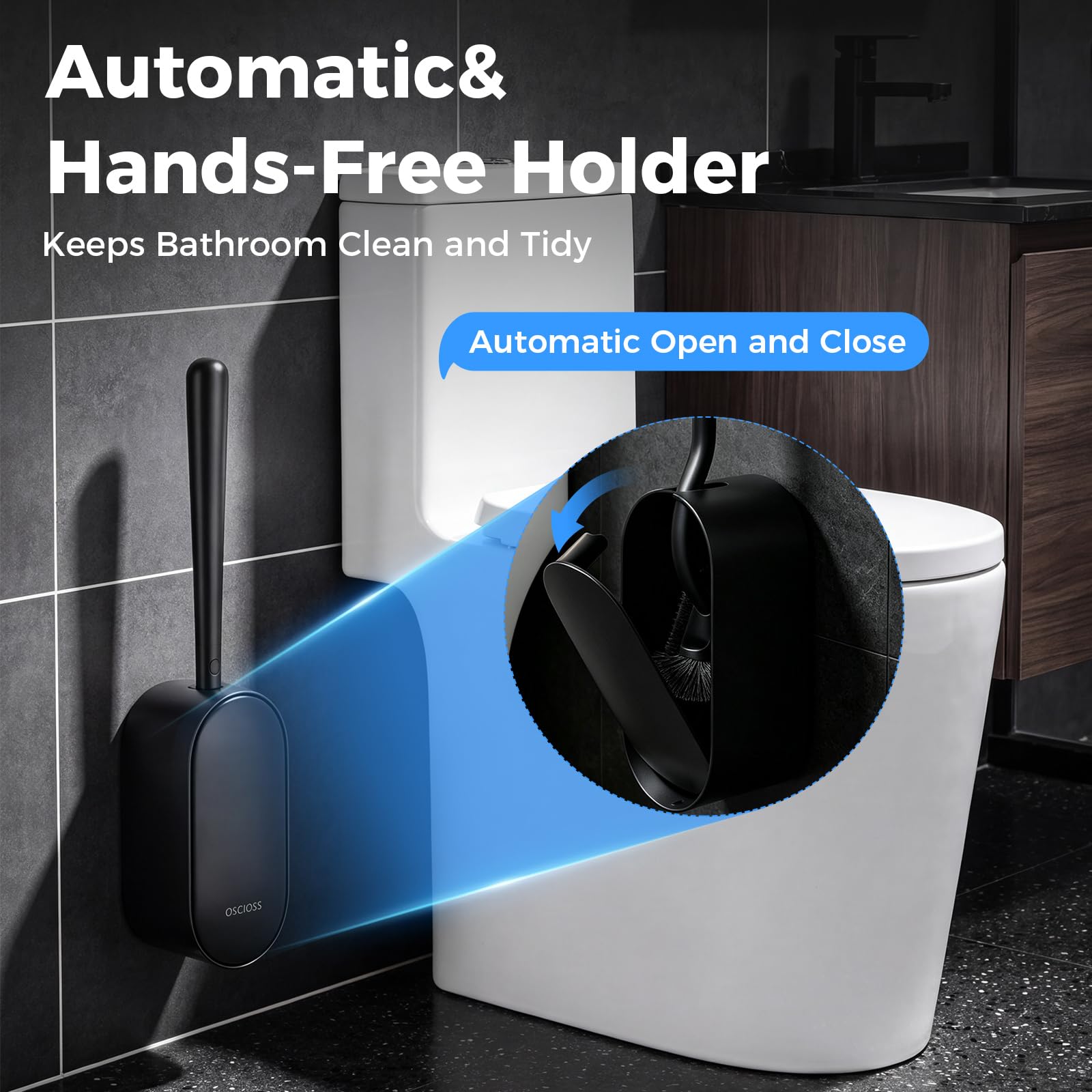 Toilet Bowl Brush and Holder