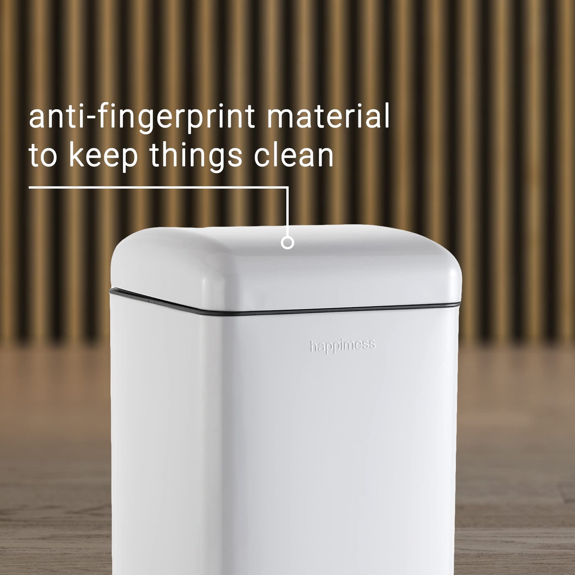 Betty 8 Gal Step Trash Can Soft