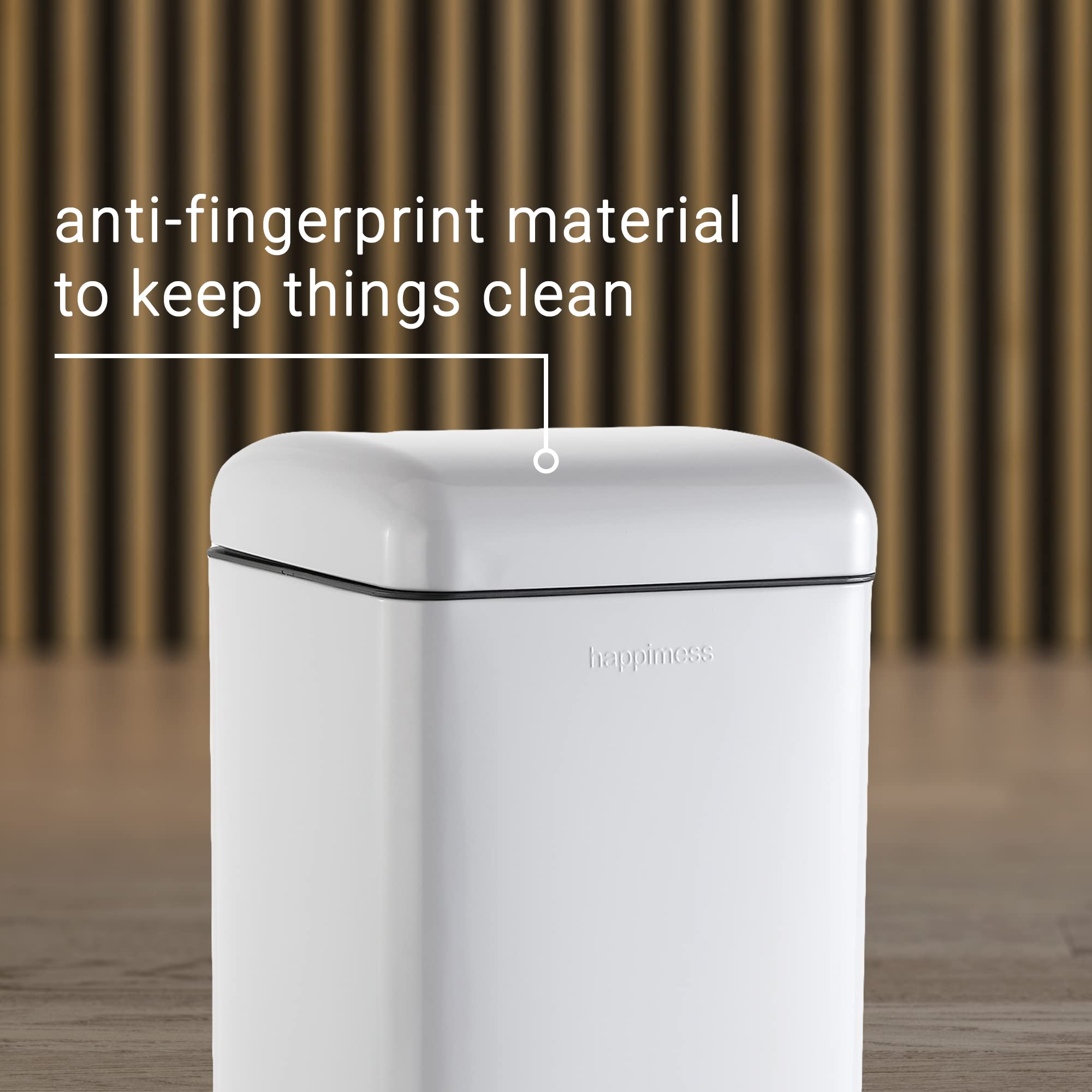 Betty 8 Gal Step Trash Can Soft